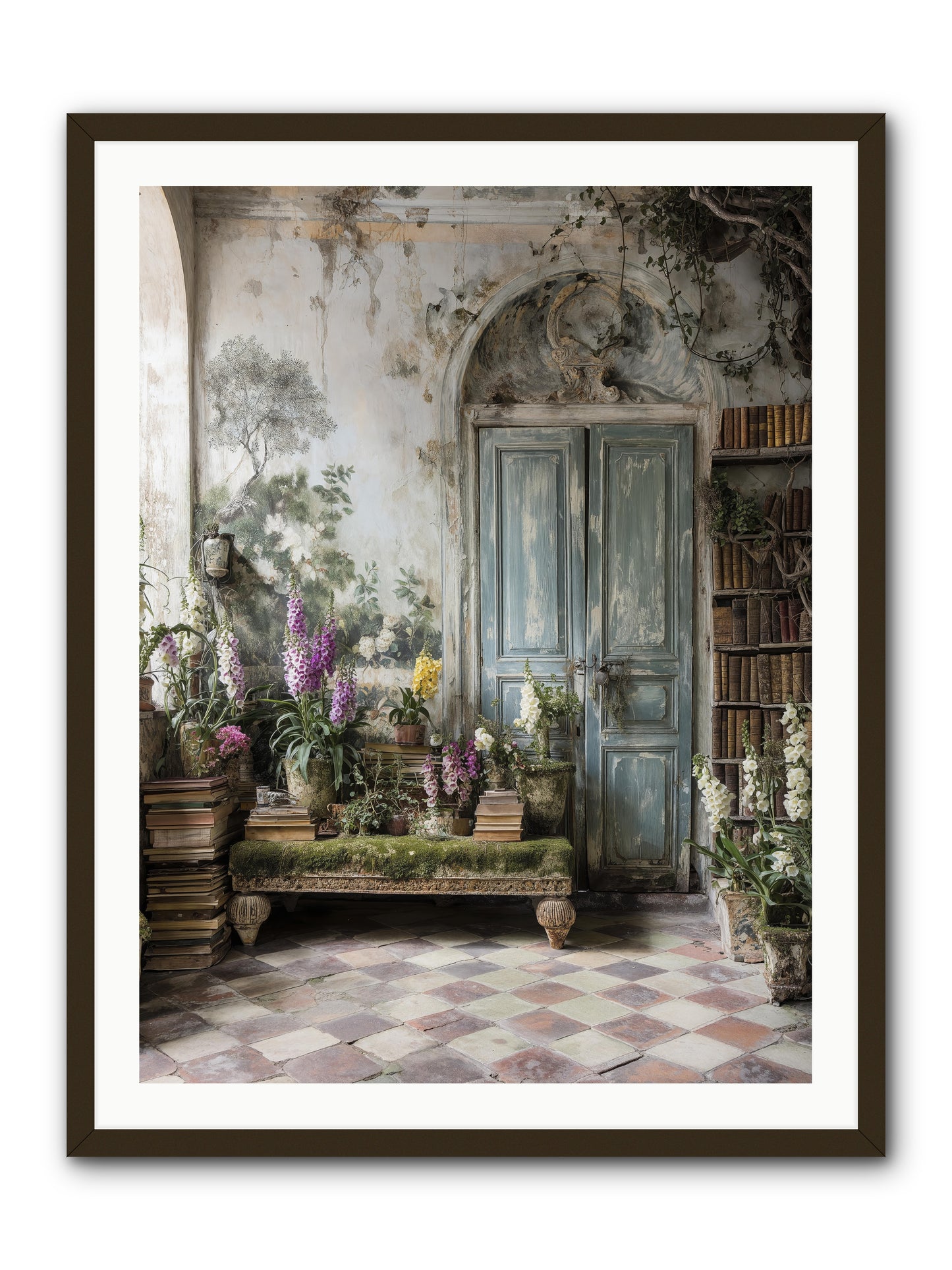 Darcy -- Framed Print - Black 30x40
