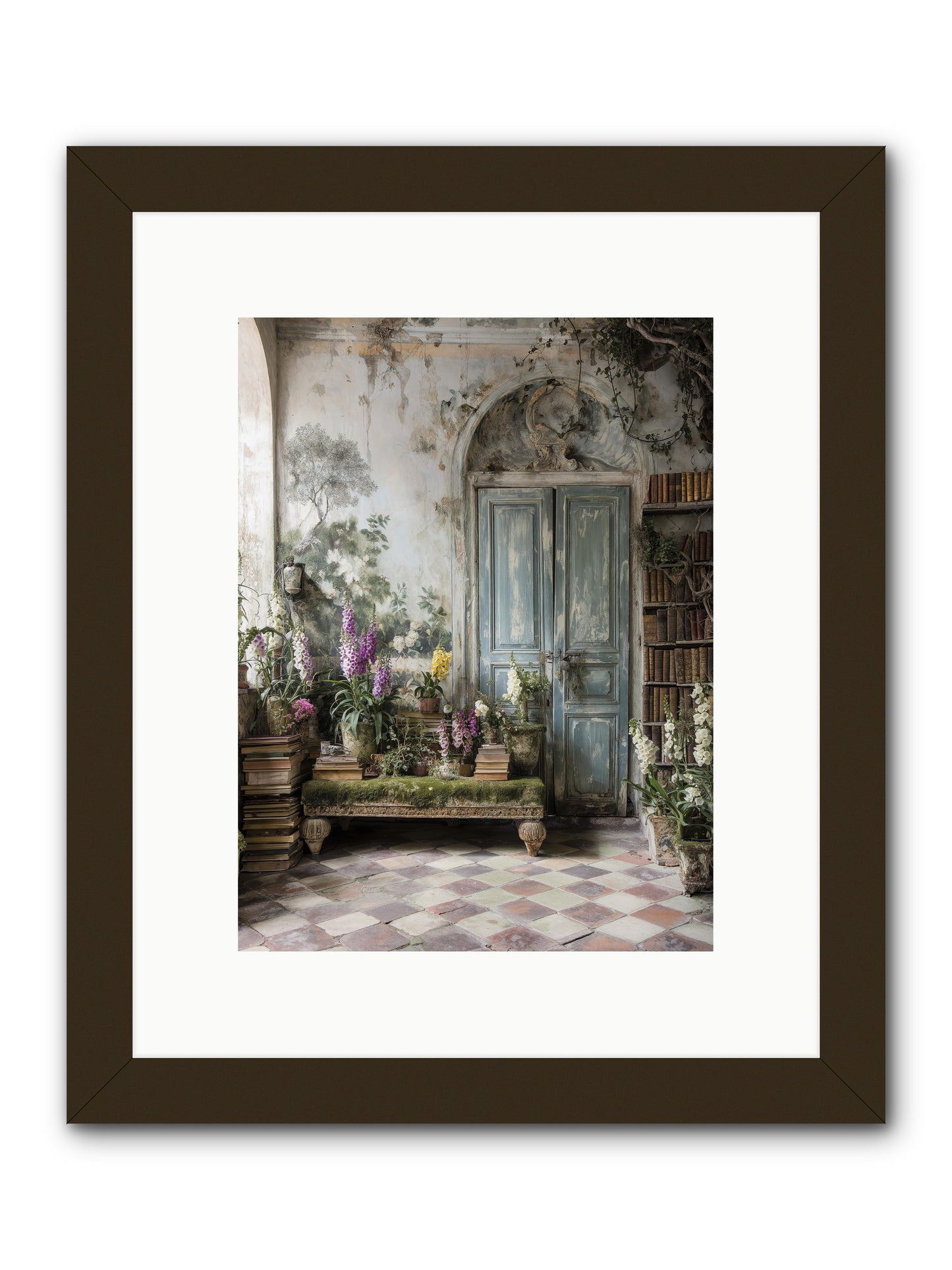 Darcy -- Framed Print - Black 9x12