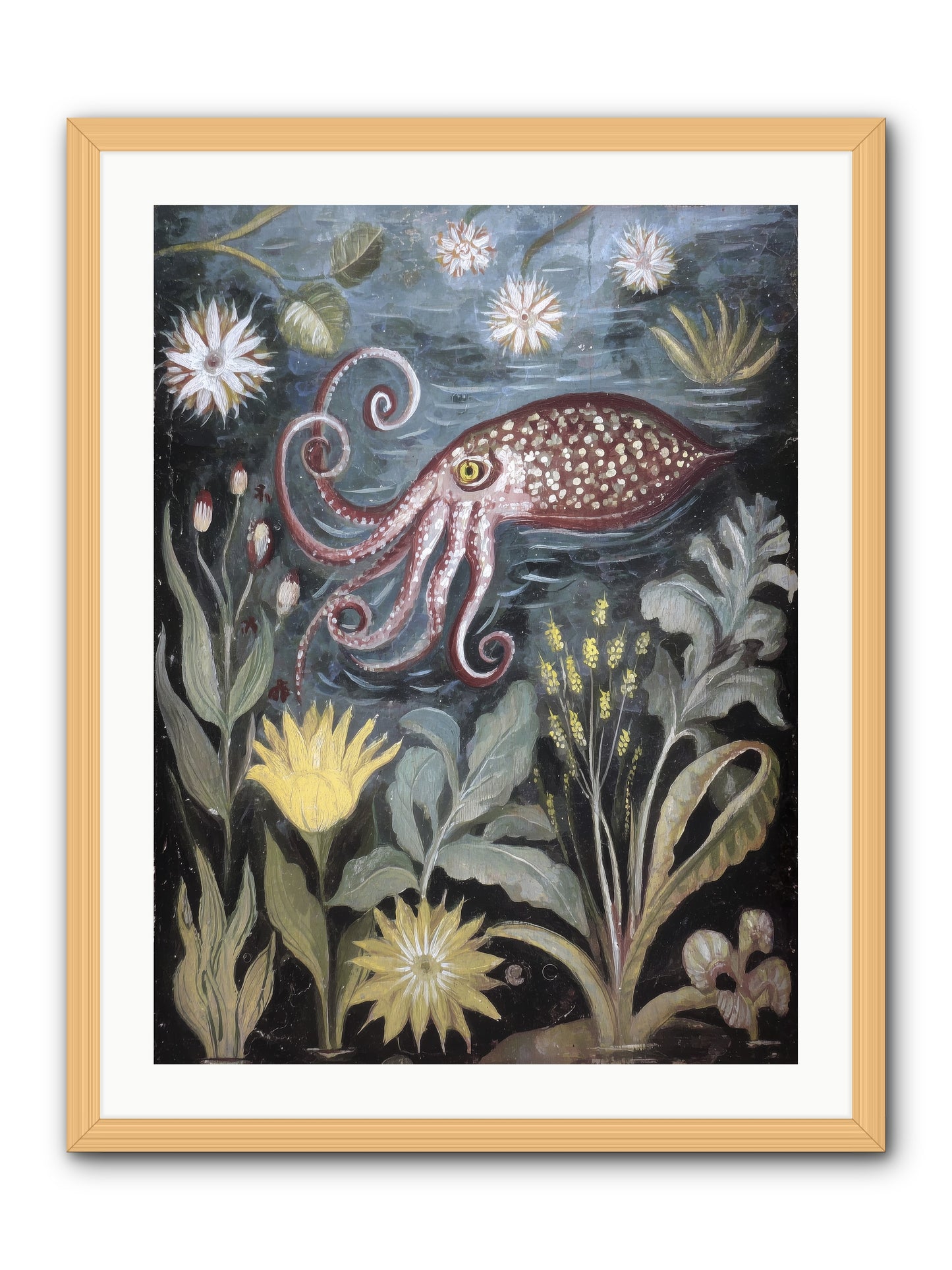 Dark Angel -- Framed Print - Natural 24x32