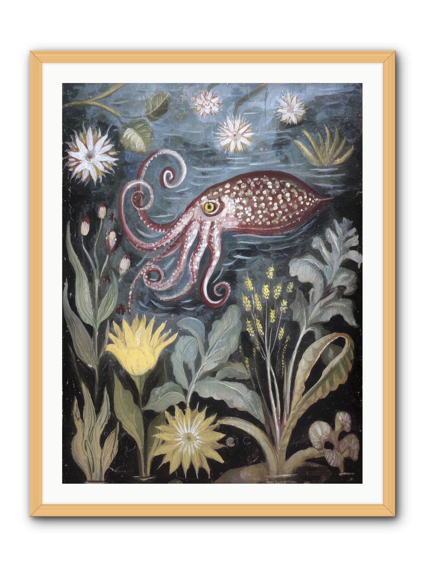 Dark Angel -- Framed Print - Natural 30x40