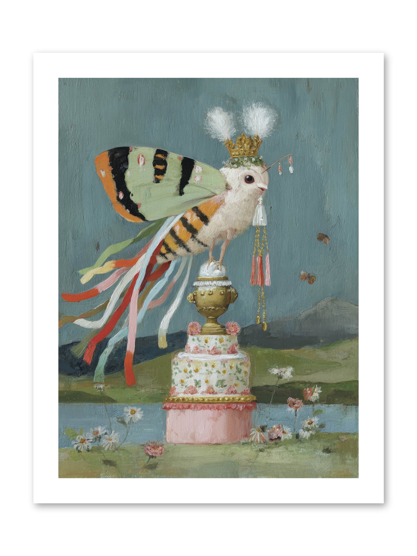 Darling Discovers Wonder -- Loose Canvas Print 12x16