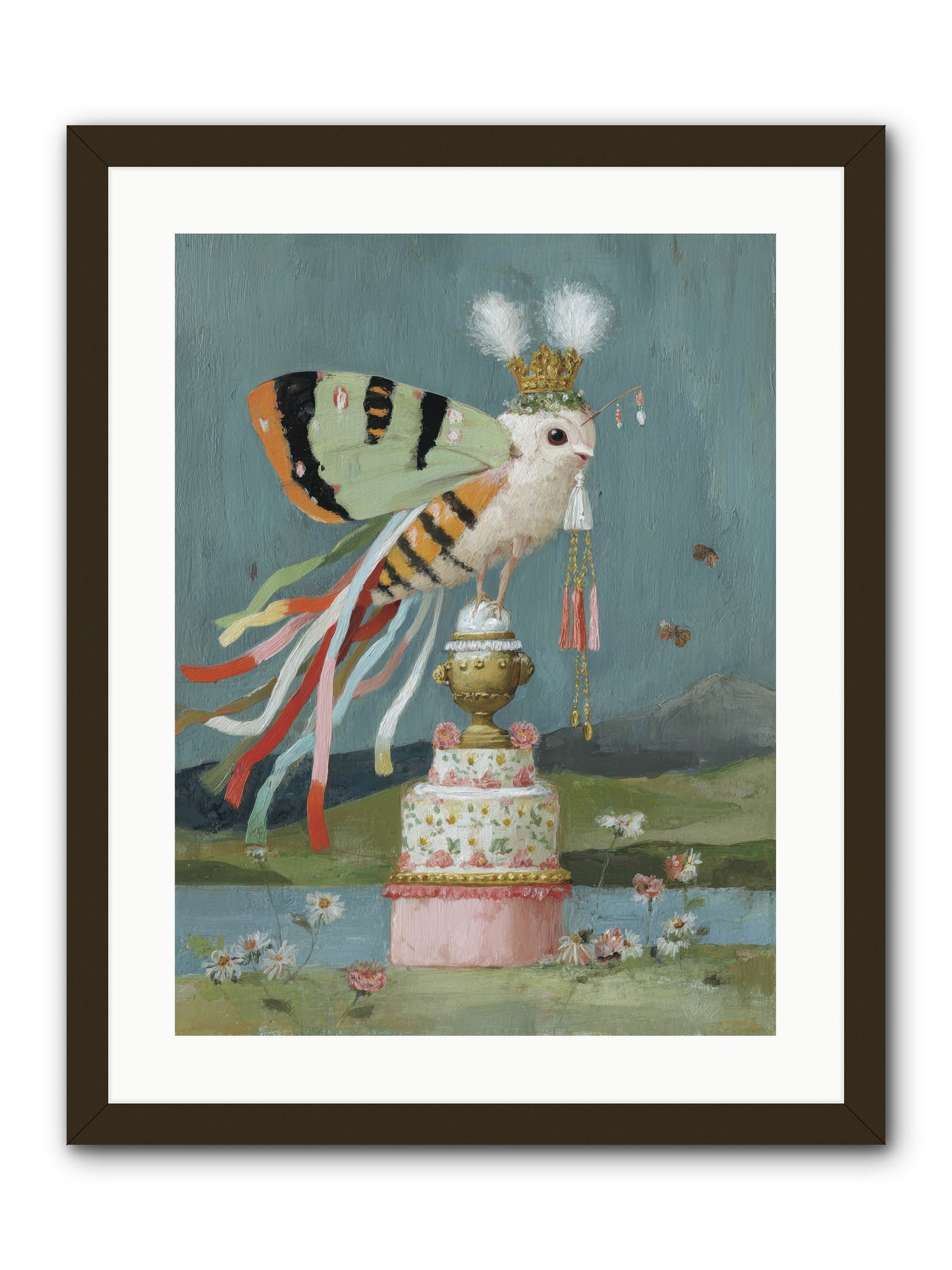 Darling Discovers Wonder -- Framed Print - Black 18x24