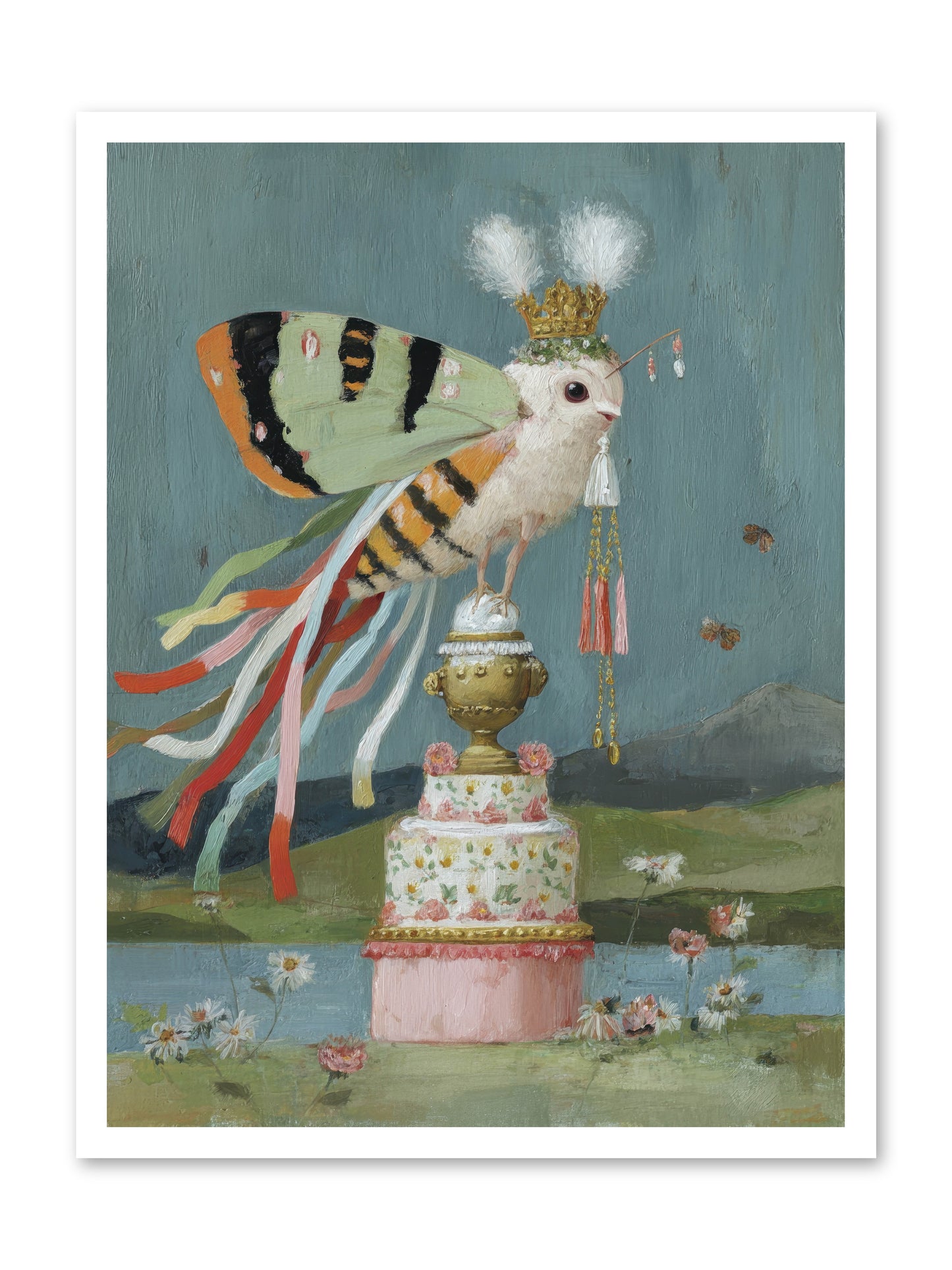Darling Discovers Wonder -- Loose Canvas Print 24x32