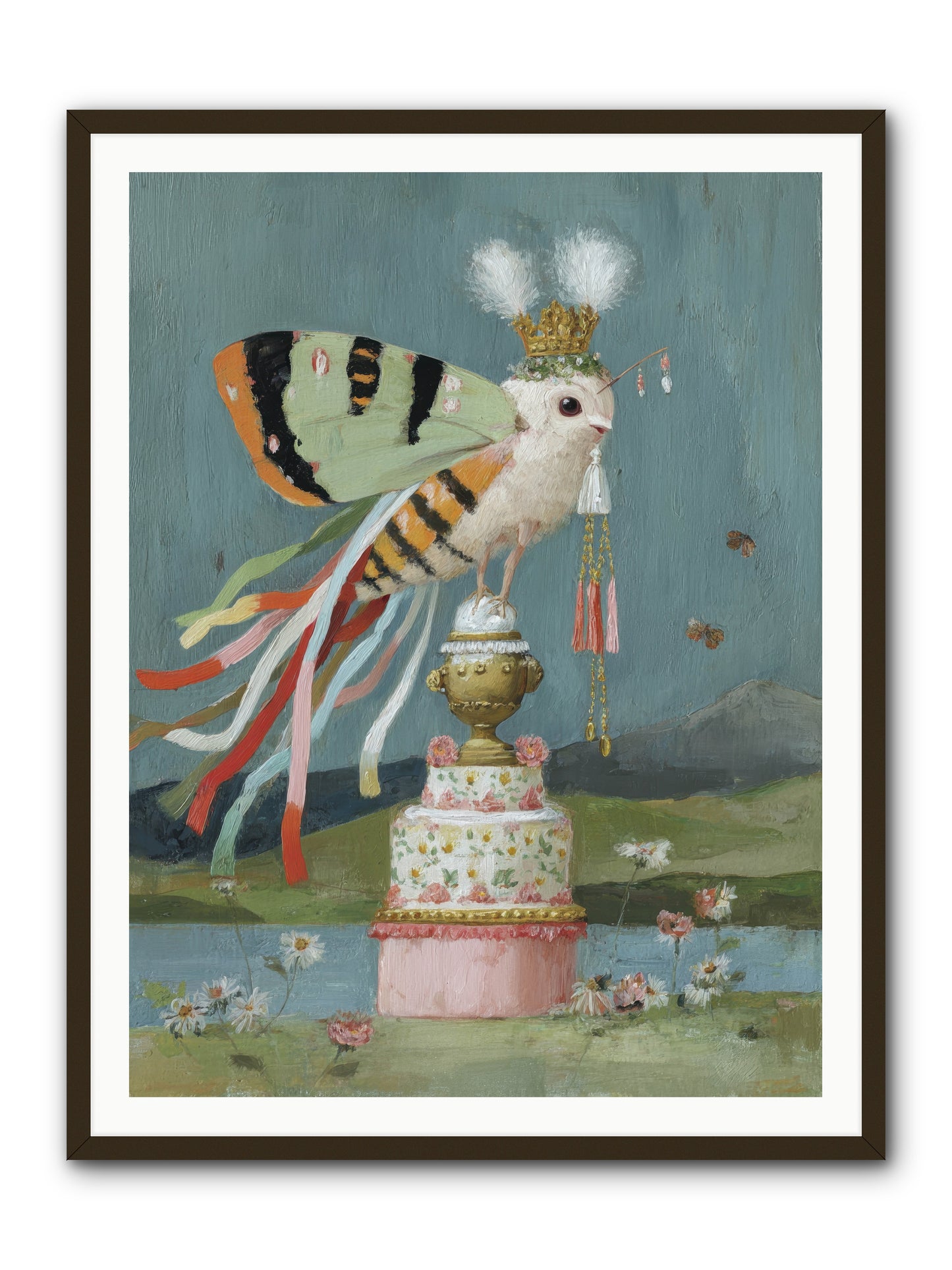 Darling Discovers Wonder -- Framed Print - Black 36x48