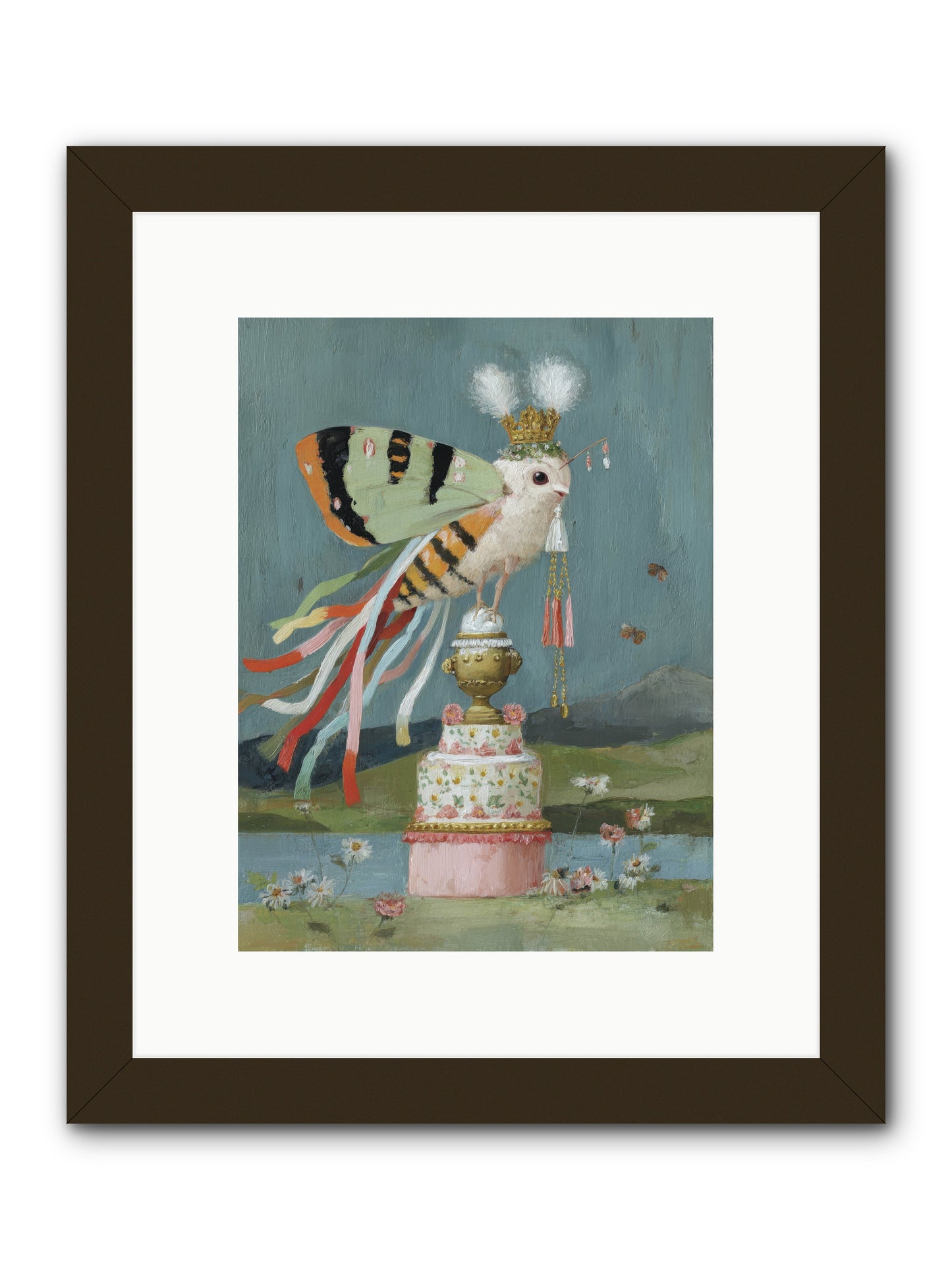 Darling Discovers Wonder -- Framed Print - Black 9x12