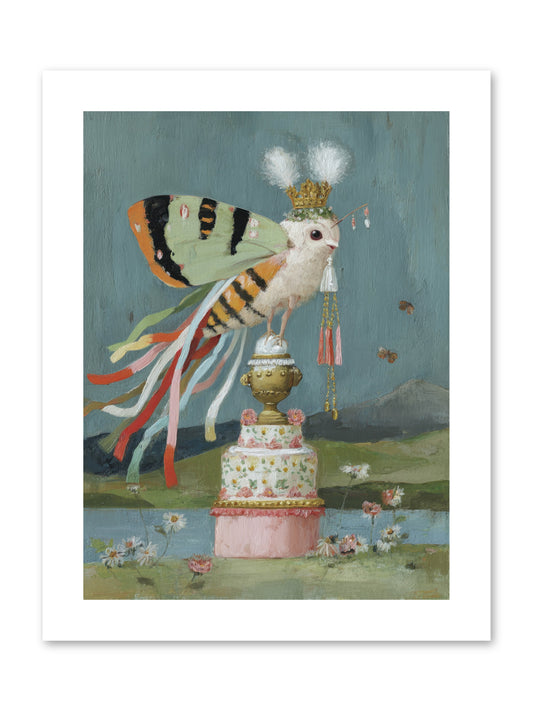 Darling Discovers Wonder -- Paper Print 9x12
