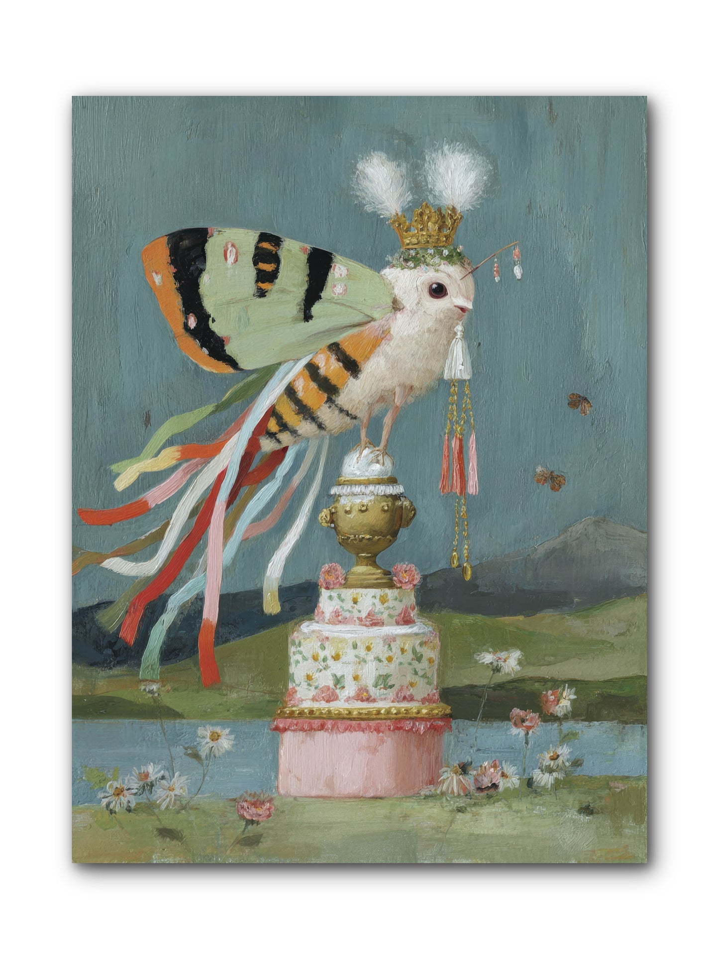 Darling Discovers Wonder -- Wrapped Canvas 9x12