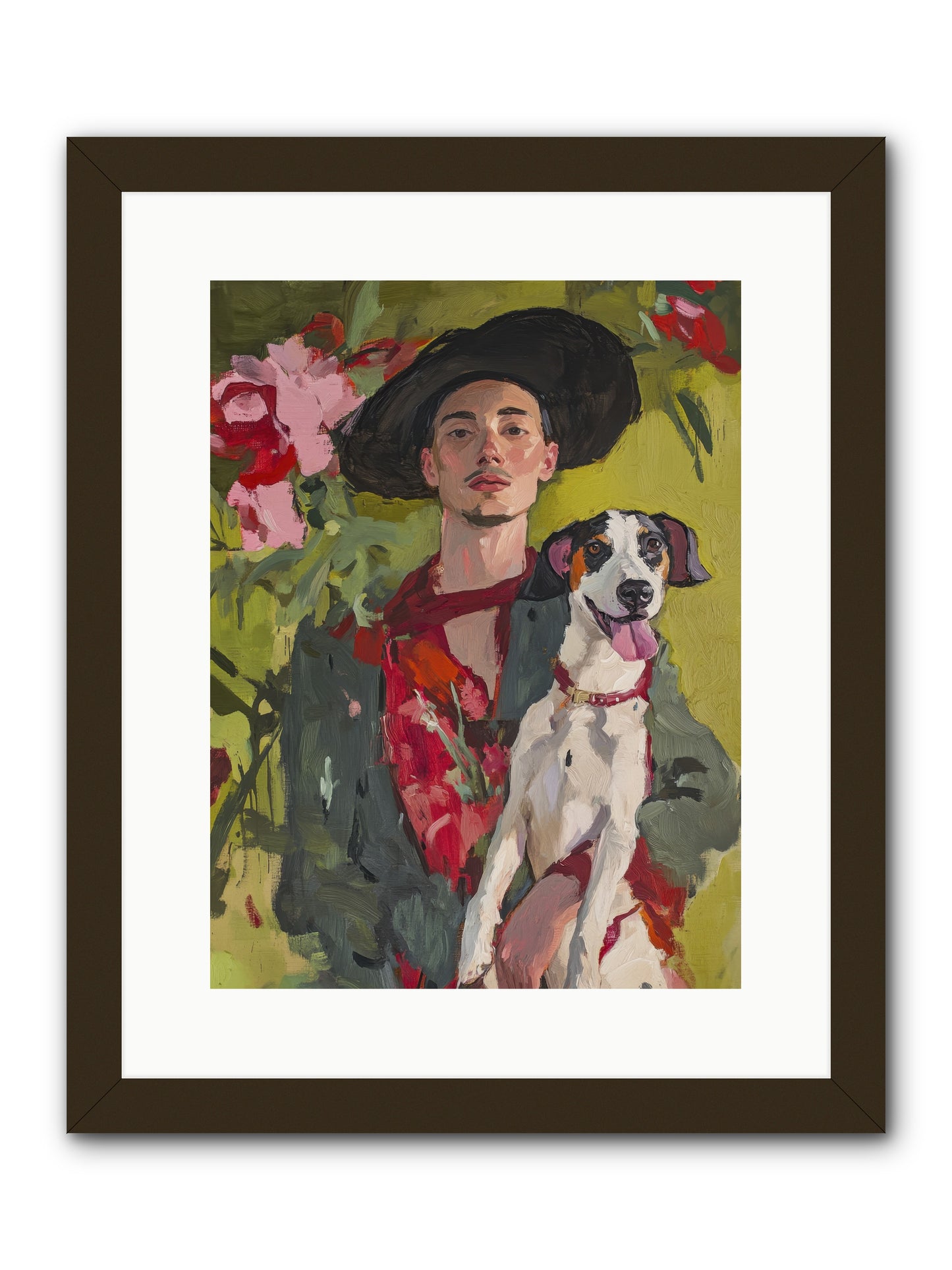 Darling of My Days -- Framed Print - Black 12x16