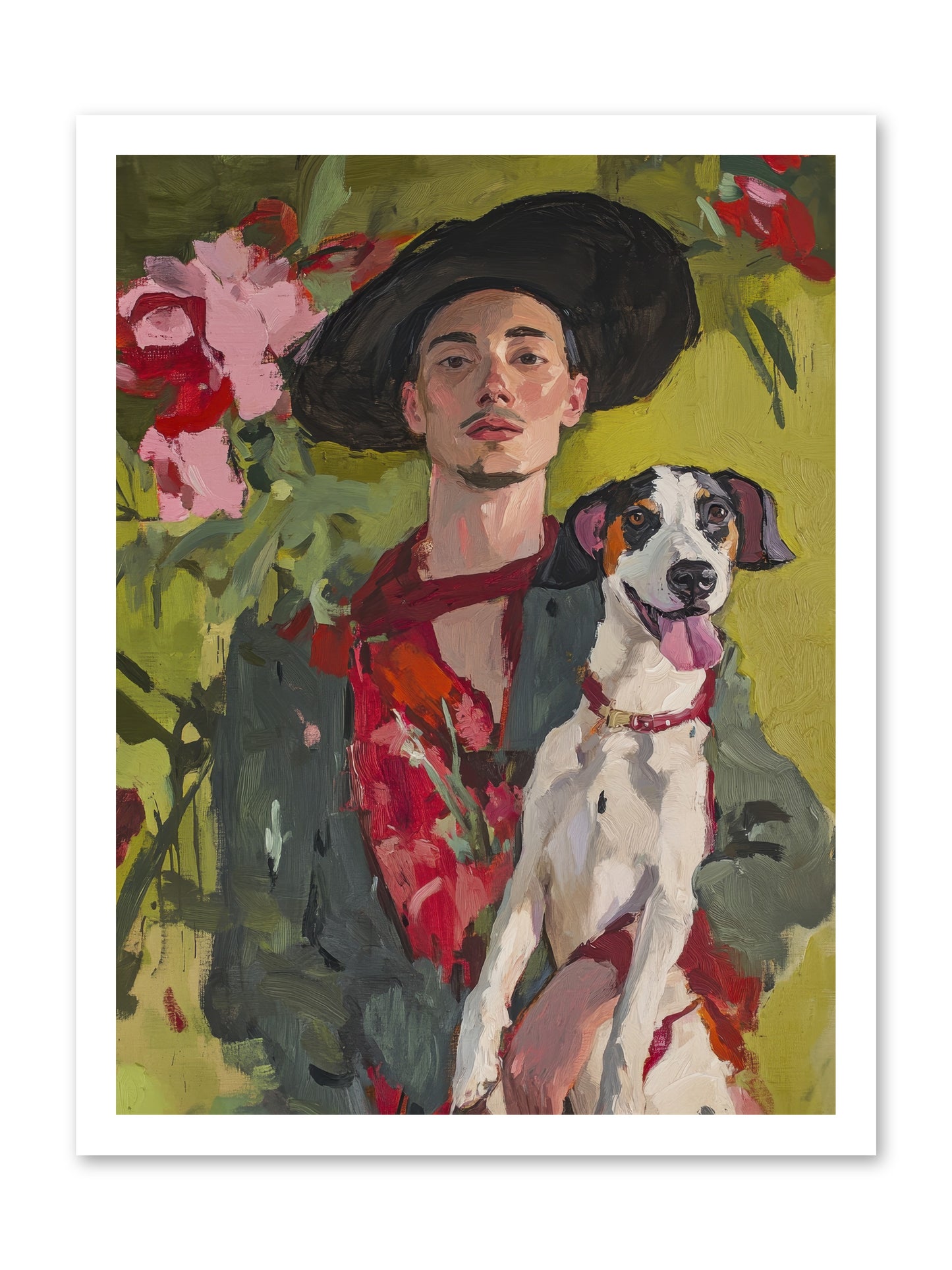 Darling of My Days -- Loose Canvas Print 18x24