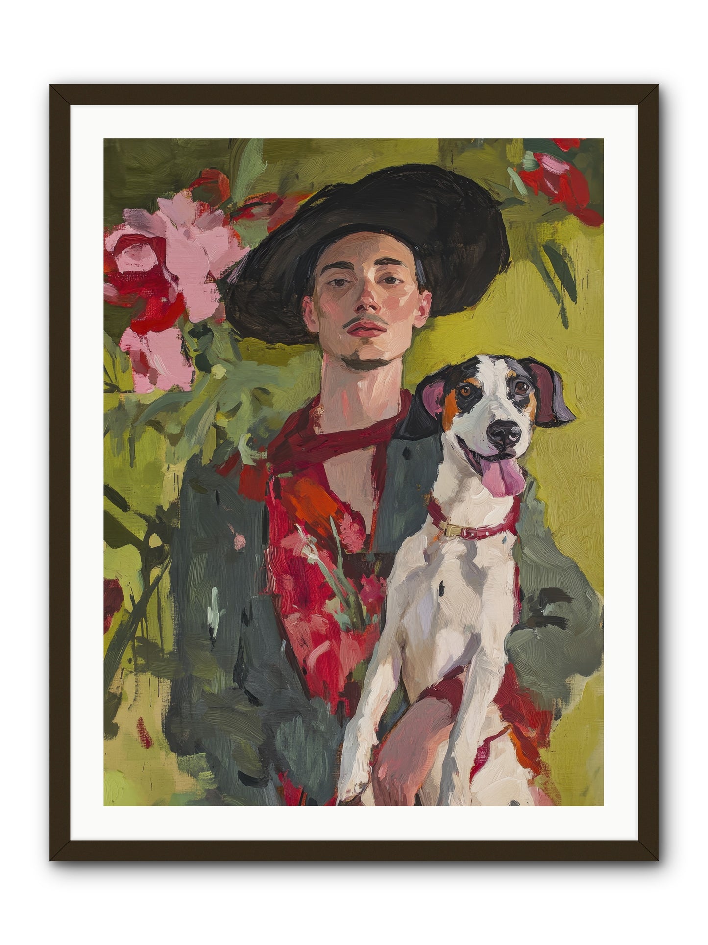 Darling of My Days -- Framed Print - Black 30x40