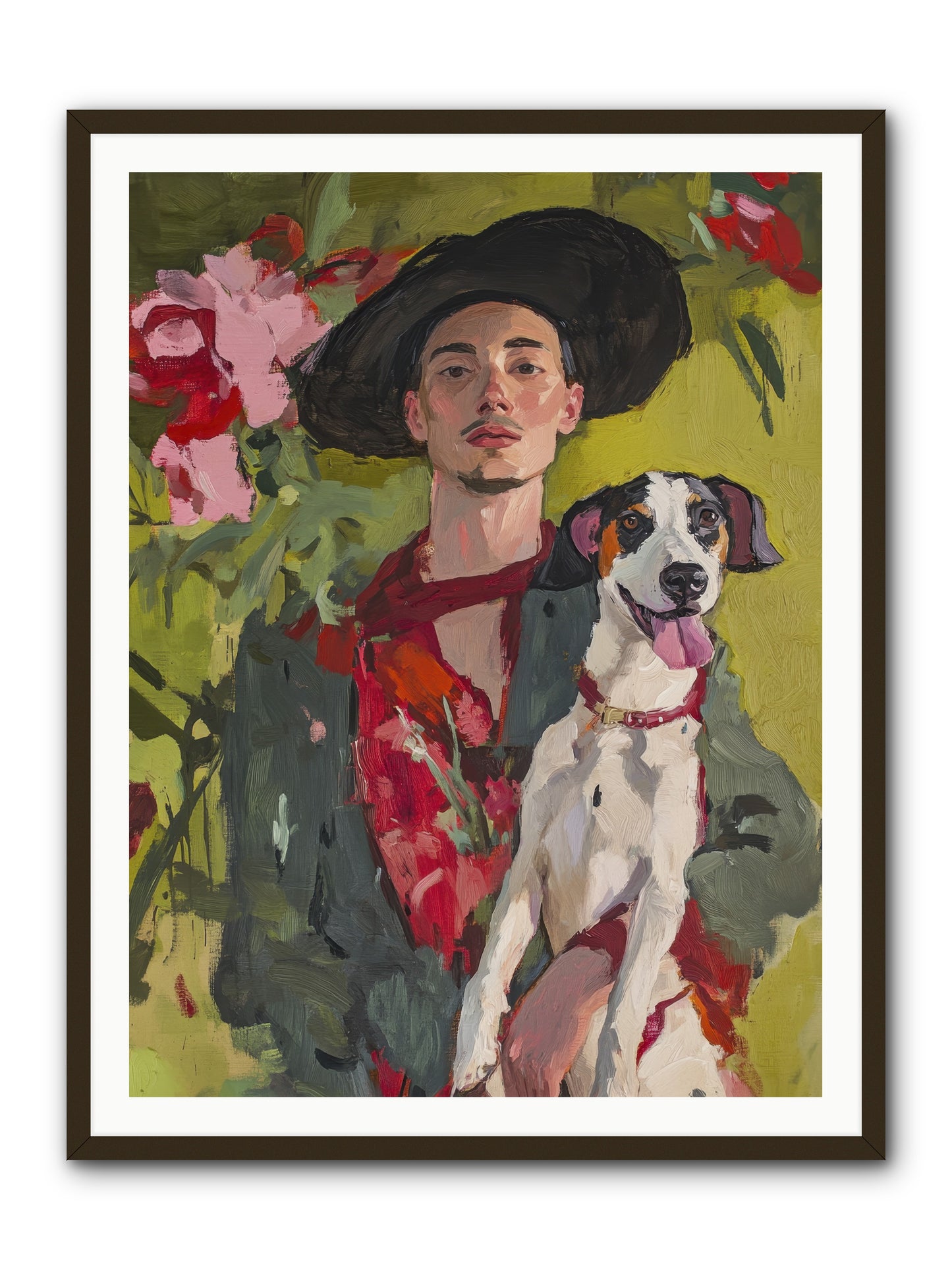 Darling of My Days -- Framed Print - Black 36x48
