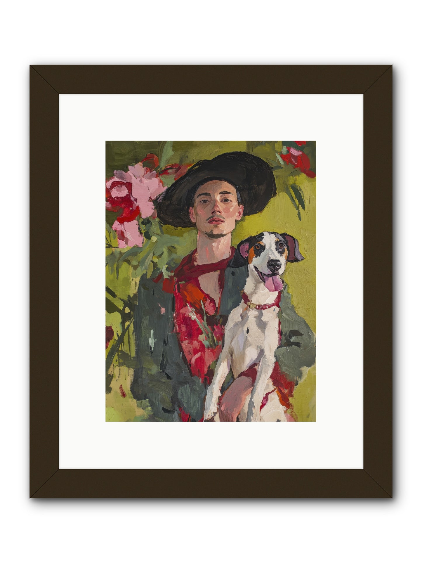 Darling of My Days -- Framed Print - Black 9x12