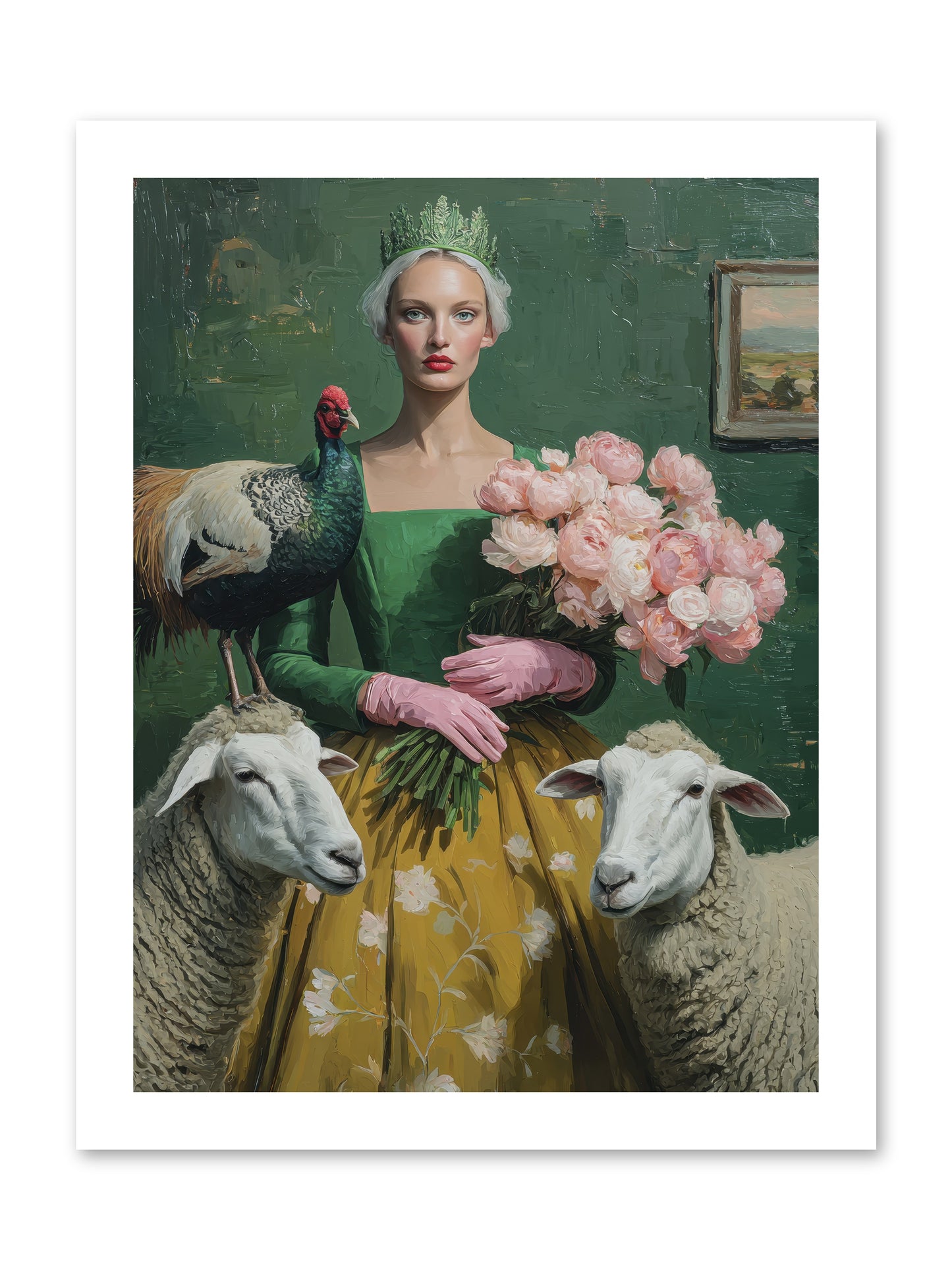 Darling of the Verdant Hollow-REZ -- Paper Print 12x16