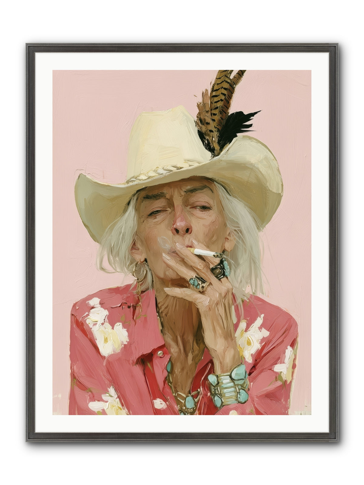Darling, Get the Horse REZ — Darling,-Get-the-Horse_REZ-30x40-Framed-Print-Slimwoods-Black-Silver.jpg