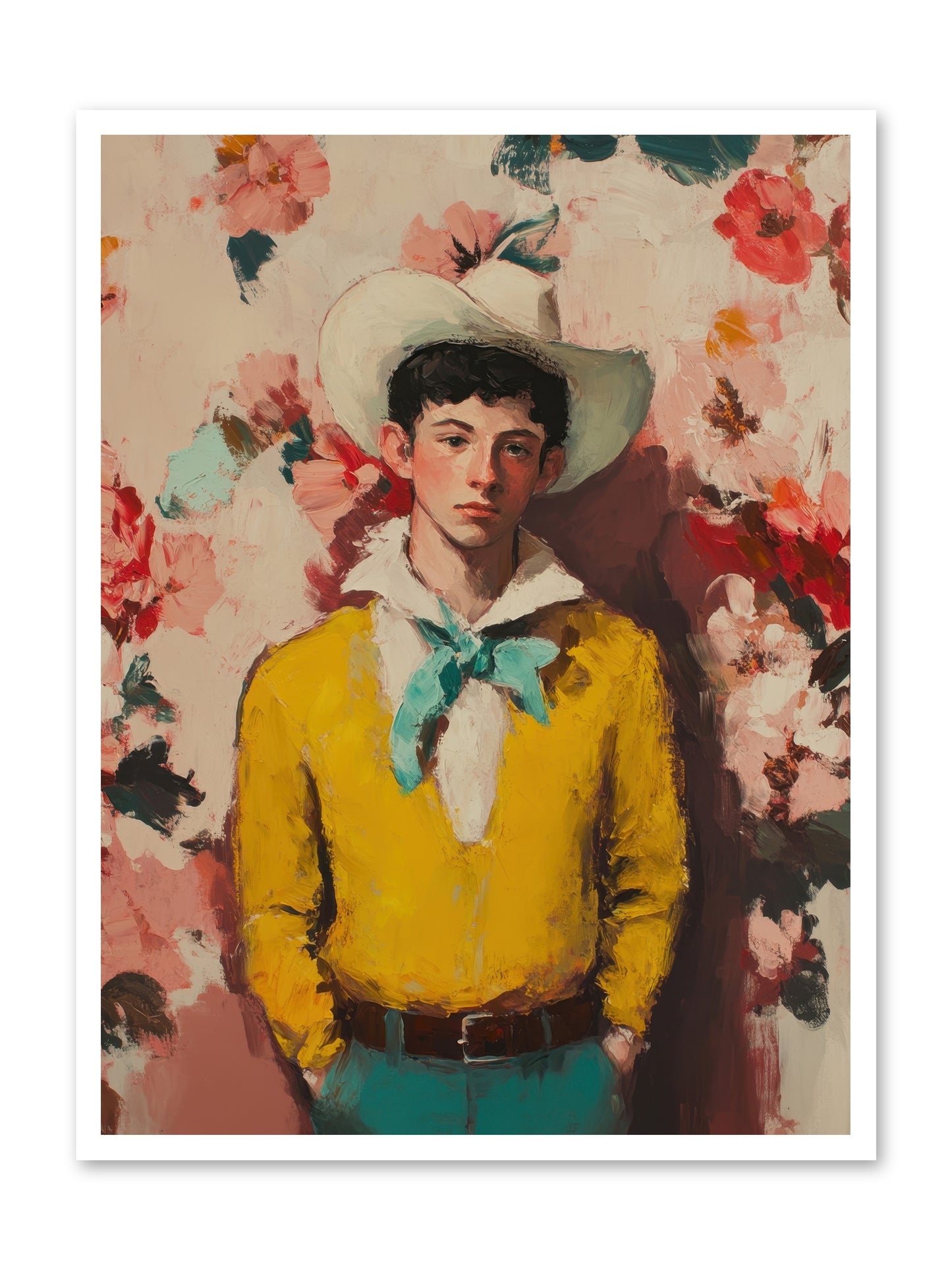 Dashing Vaquero -- Paper Print 30x40