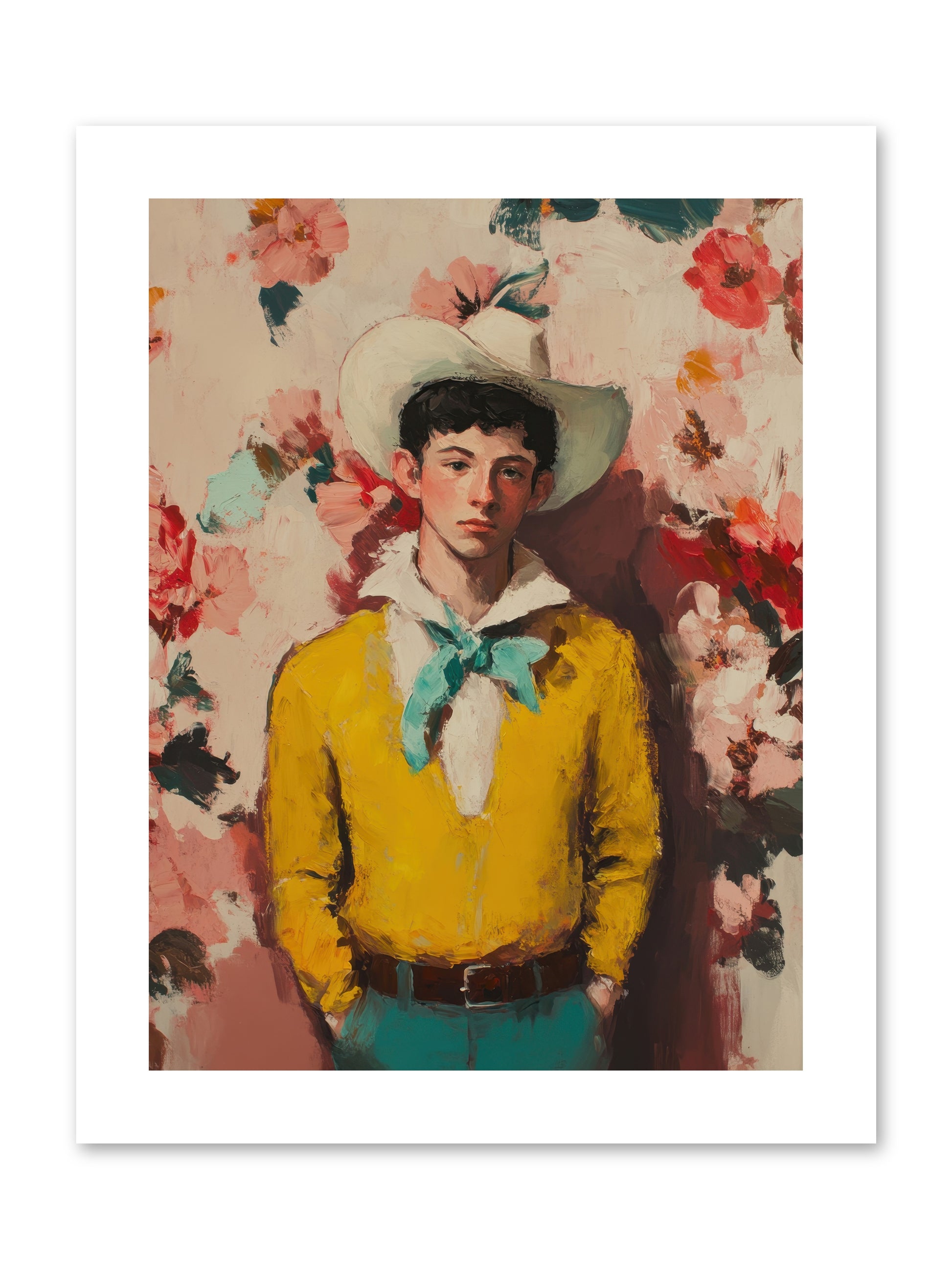 Dashing Vaquero -- Paper Print 9x12