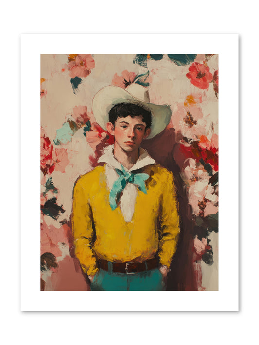 Dashing Vaquero -- Paper Print 9x12