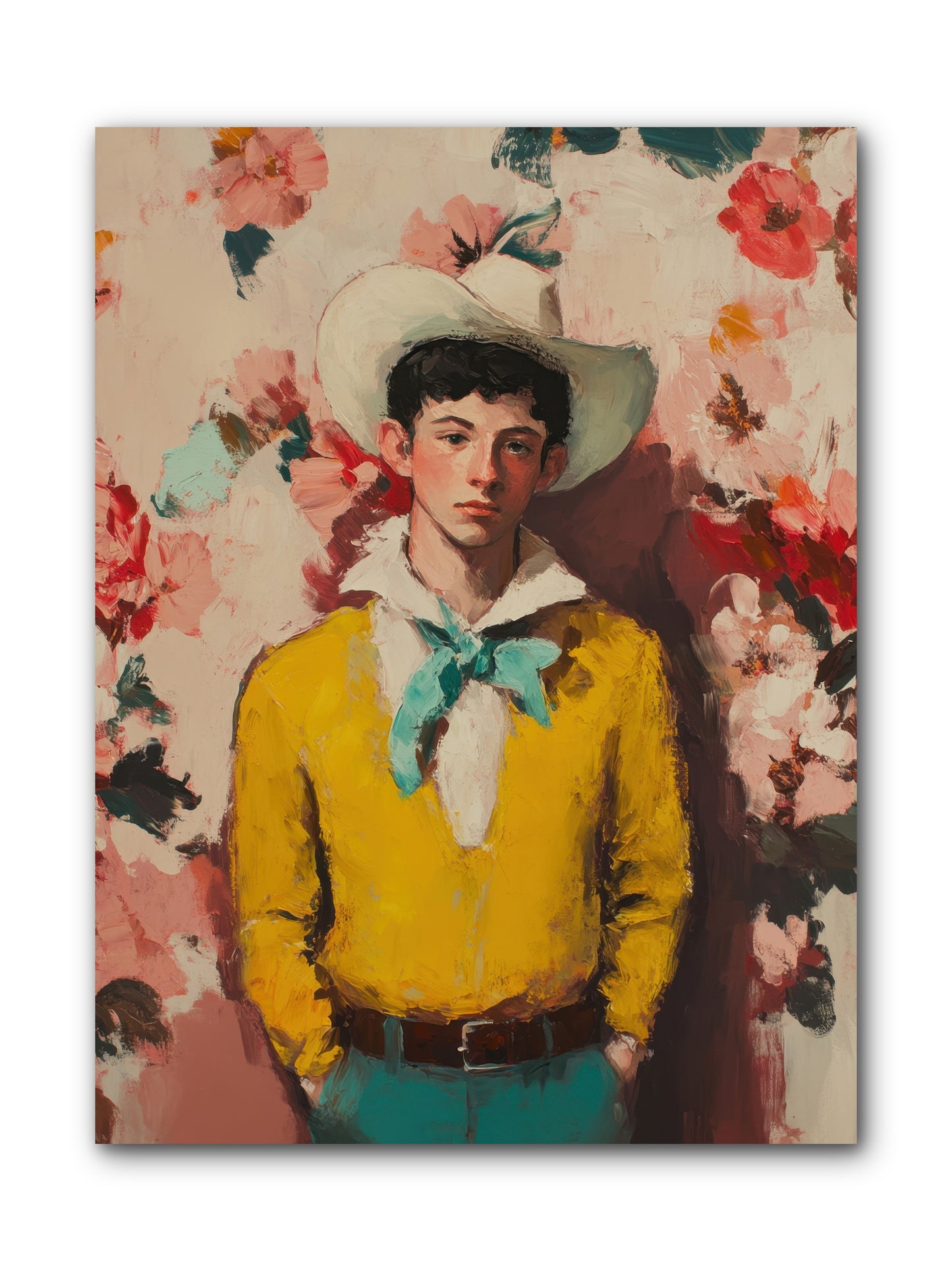 Dashing Vaquero -- Wrapped Canvas 9x12