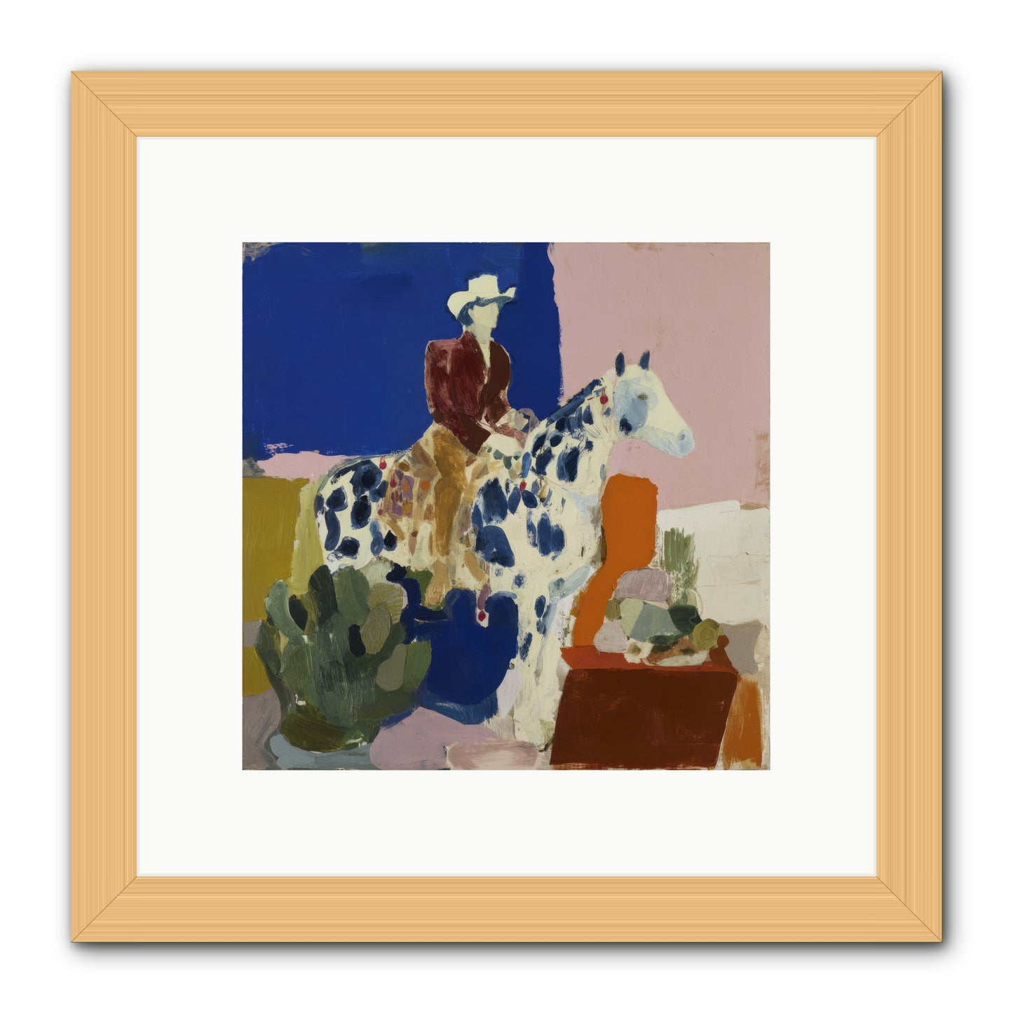 Dawn & Devotion -- Framed Print - Natural 10x10
