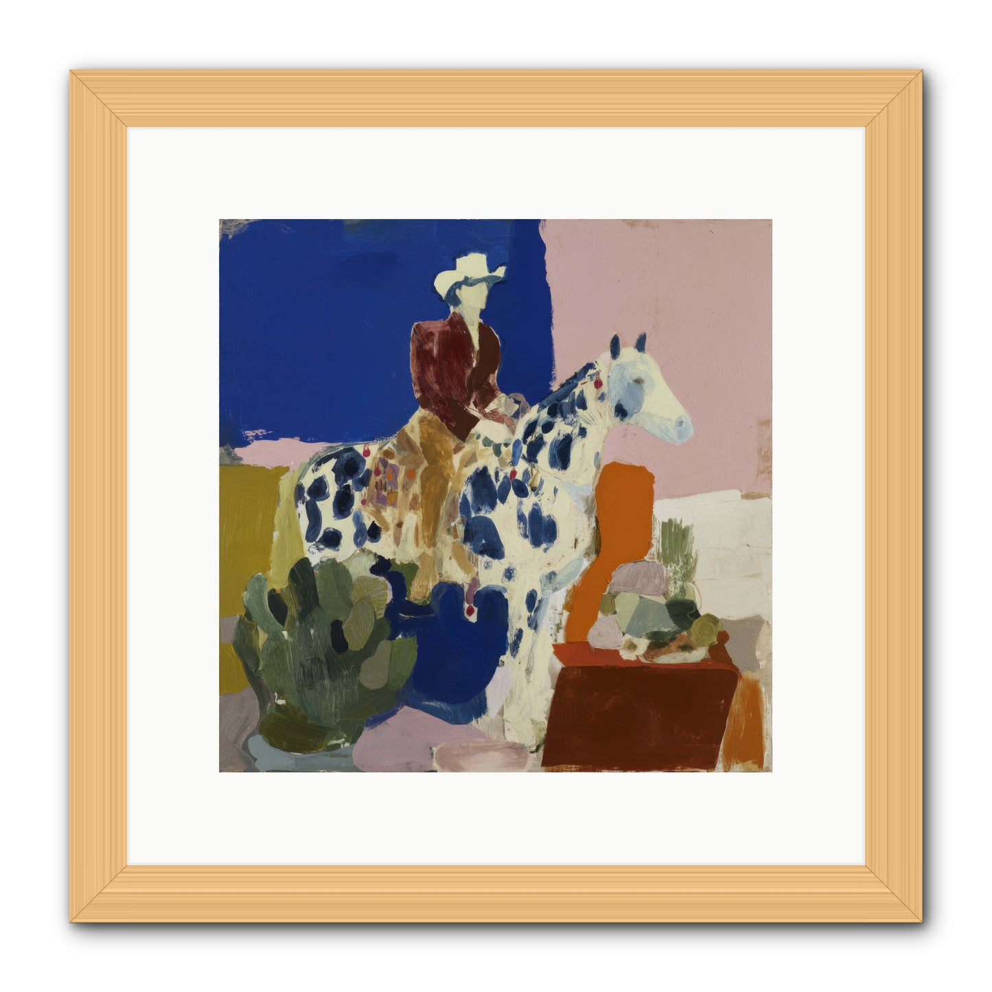 Dawn & Devotion -- Framed Print - Natural 12x12