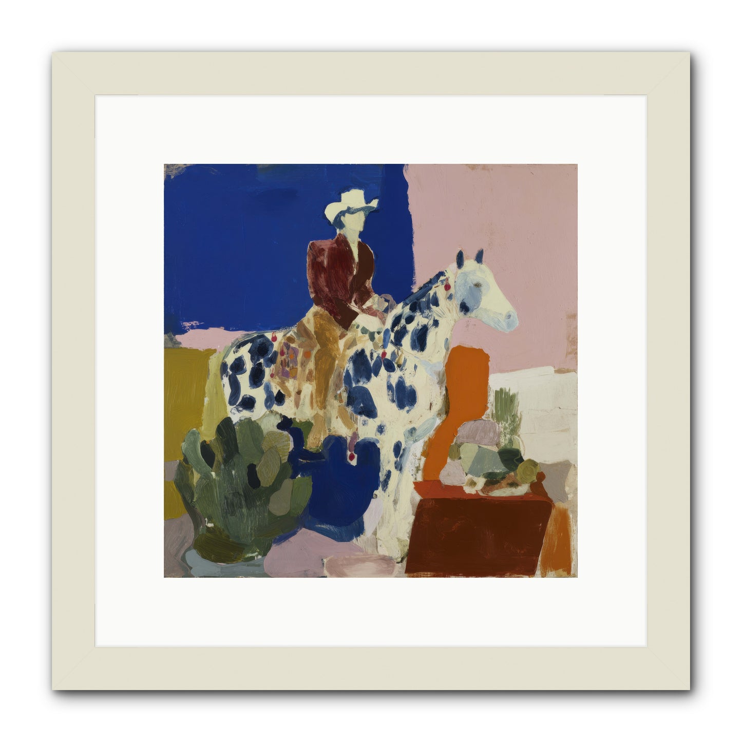 Dawn & Devotion -- Framed Print - White 12x12