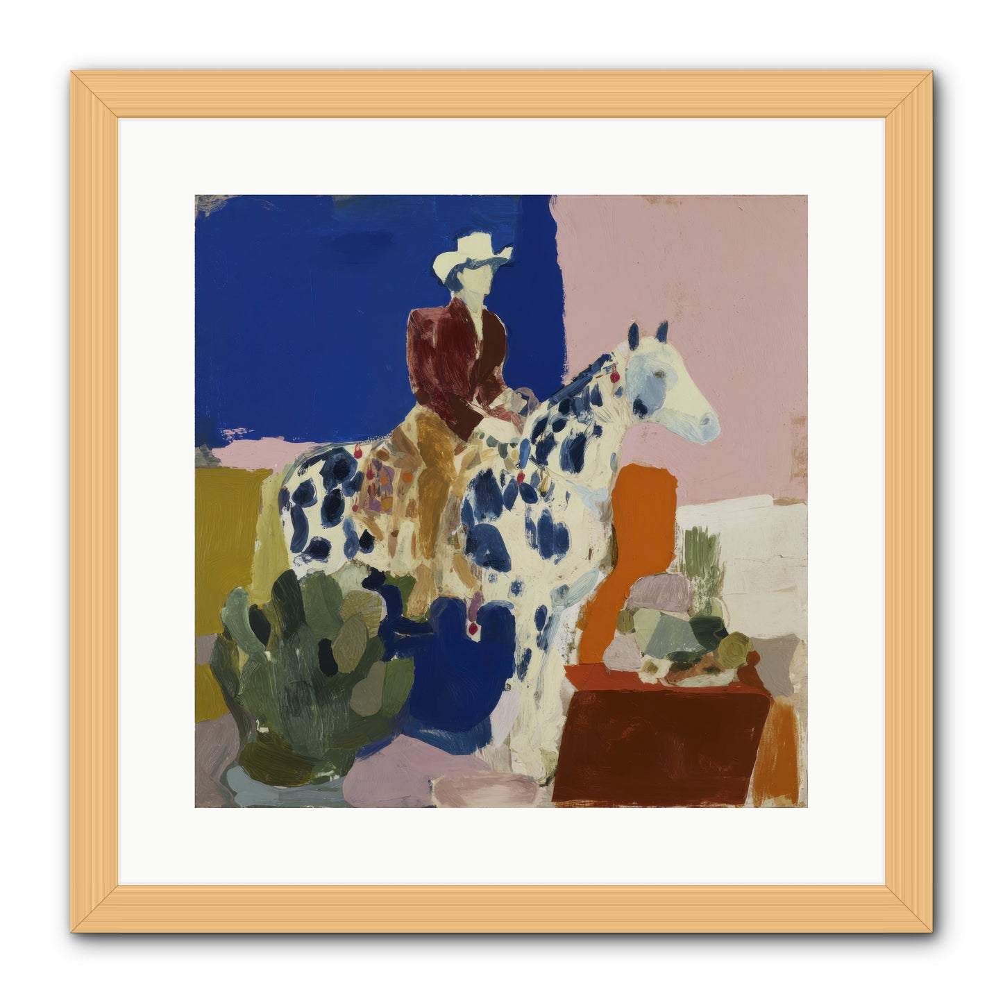 Dawn & Devotion -- Framed Print - Natural 16x16