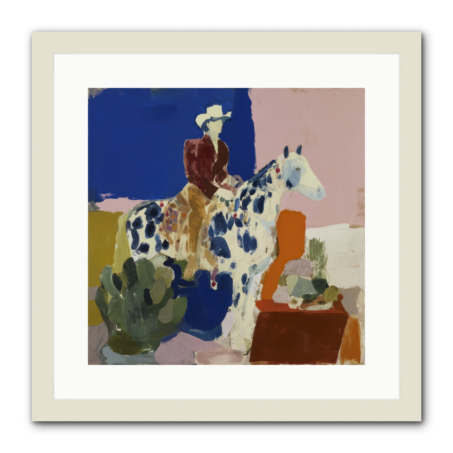 Dawn & Devotion -- Framed Print - White 16x16