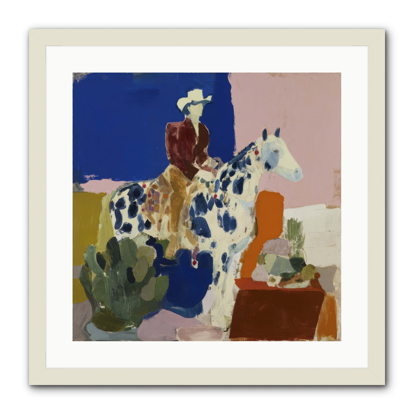 Dawn & Devotion -- Framed Print - White 20x20