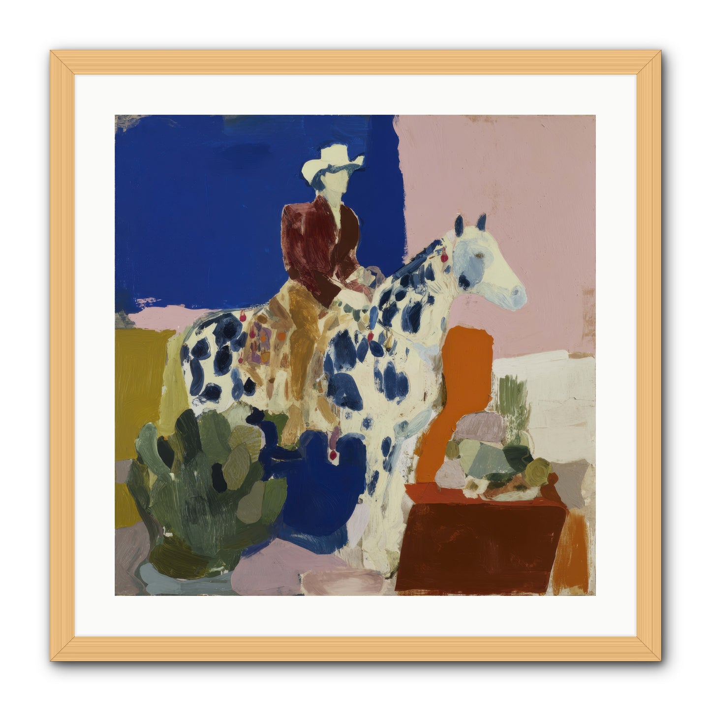 Dawn & Devotion -- Framed Print - Natural 24x24