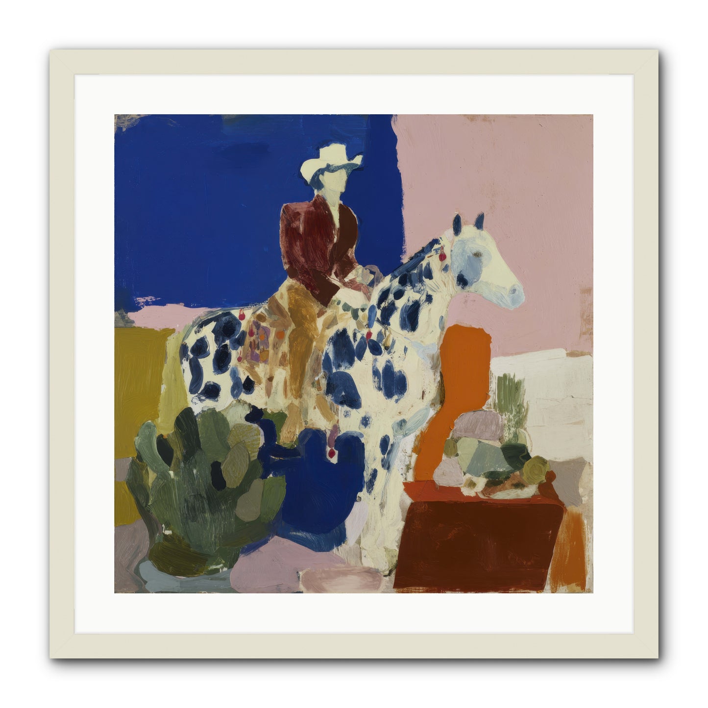 Dawn & Devotion -- Framed Print - White 24x24