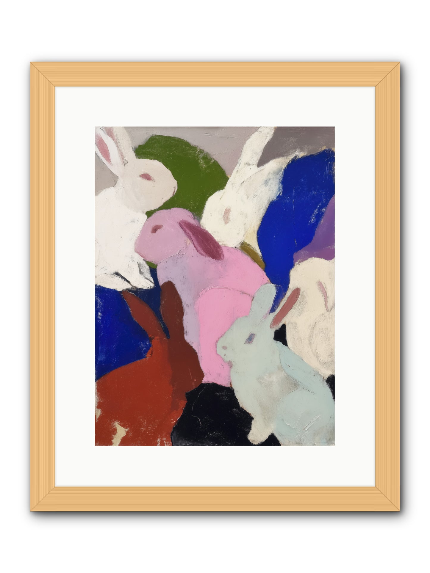Dawn’s Quiet Leap -- Framed Print - Natural 12x16