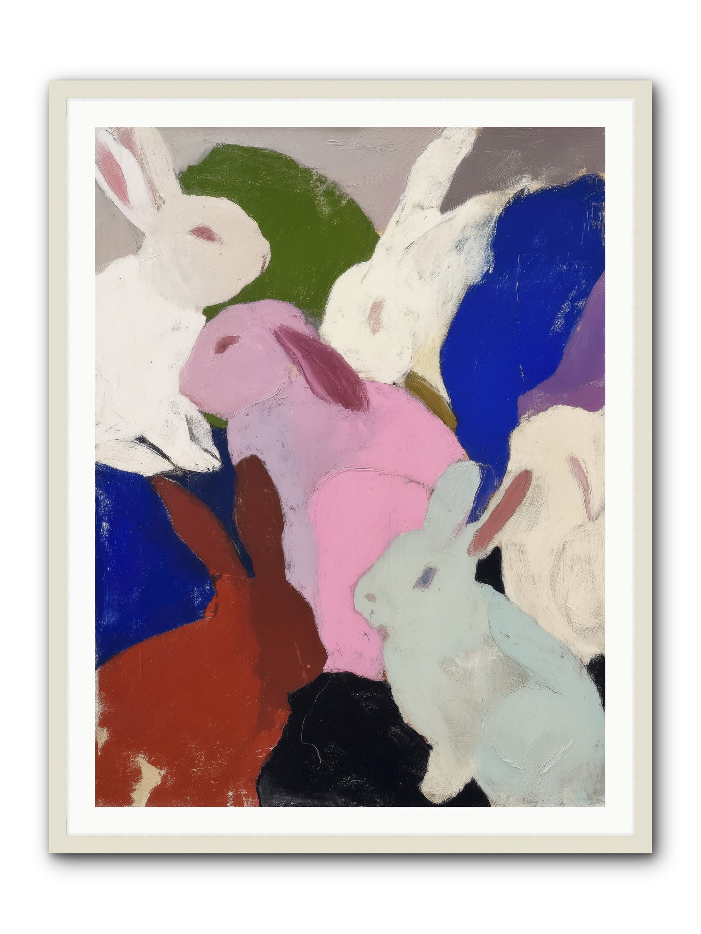 Dawn’s Quiet Leap -- Framed Print - White 36x48