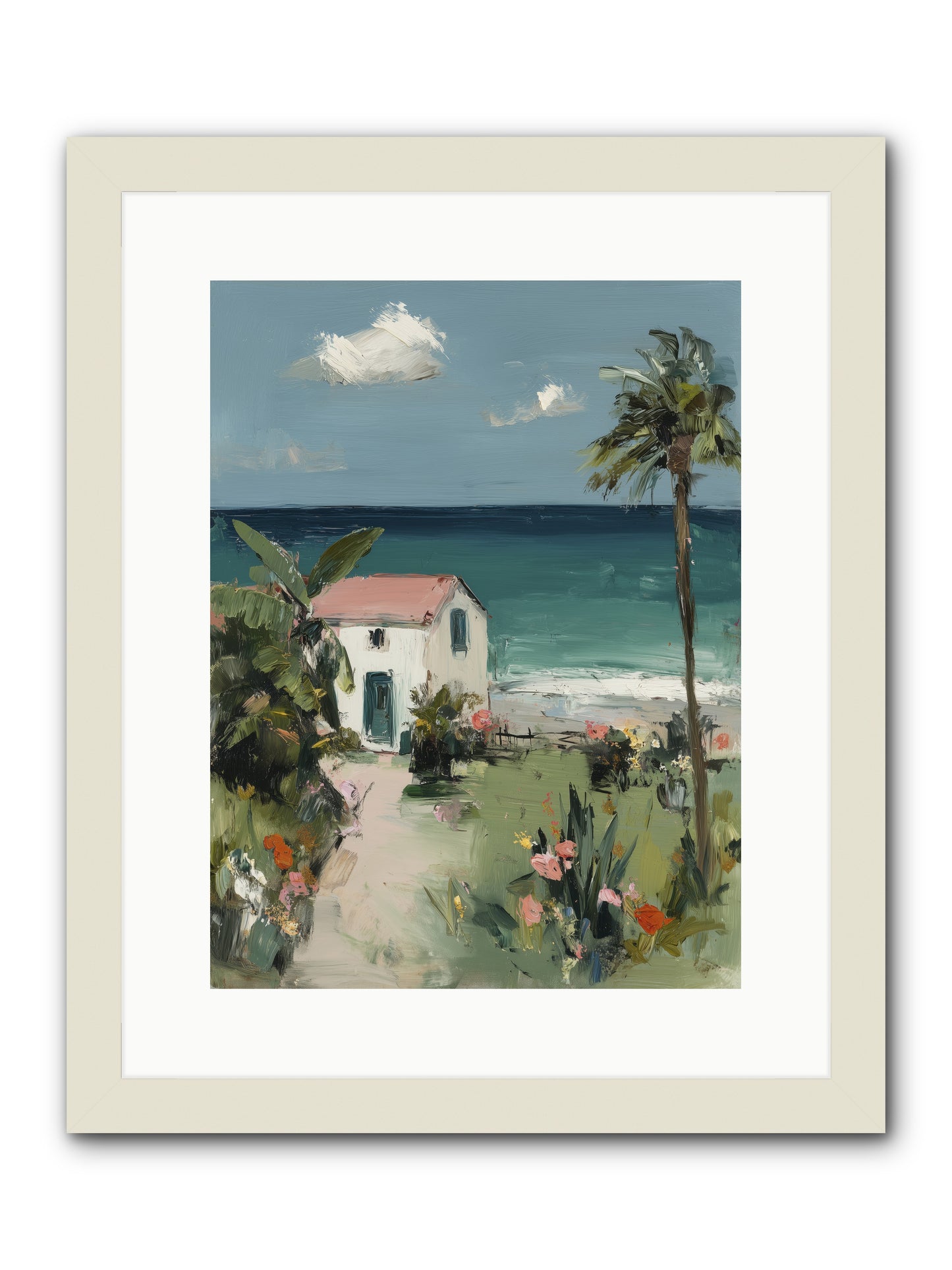Dawns Rising  -- Framed Print - White 12x16