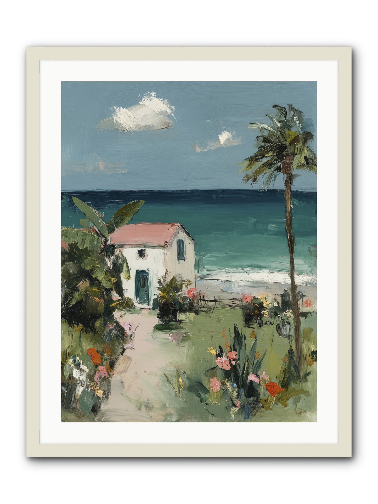 Dawns Rising  -- Framed Print - White 24x32