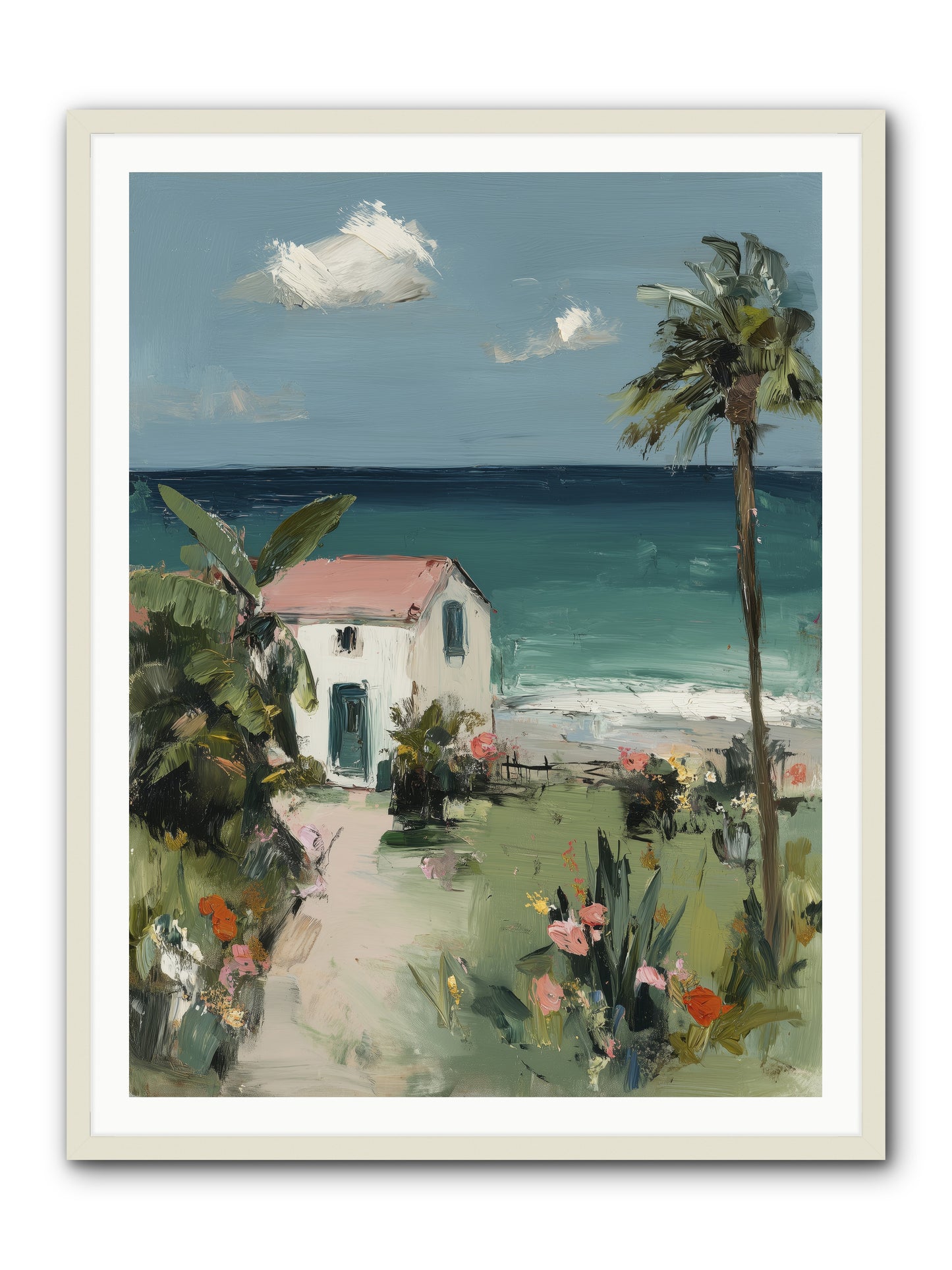 Dawns Rising  -- Framed Print - White 36x48