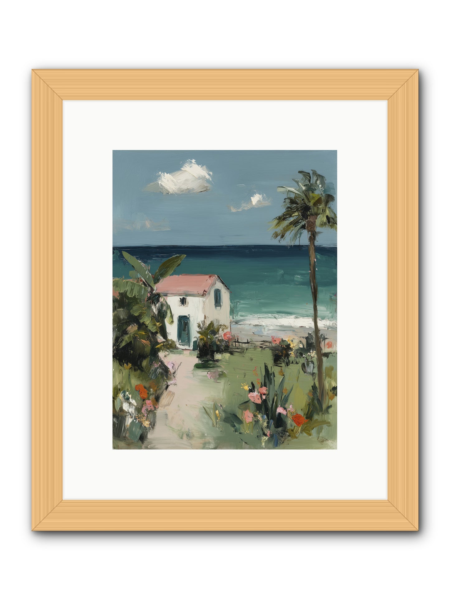 Dawns Rising  -- Framed Print - Natural 9x12