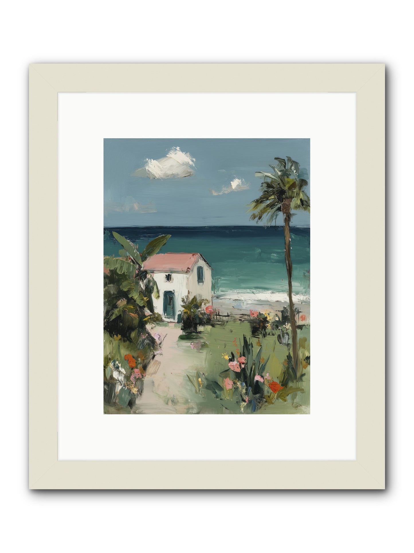 Dawns Rising  -- Framed Print - White 9x12