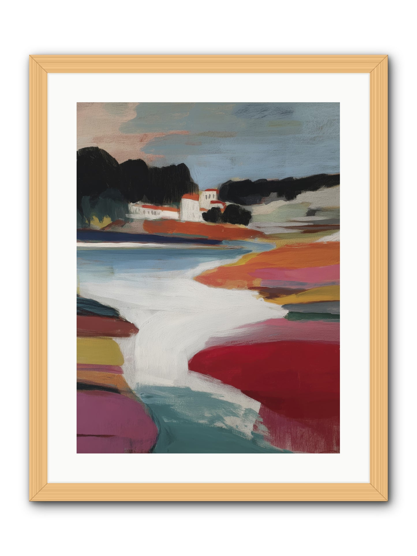 Dawnseeker  -- Framed Print - Natural 18x24