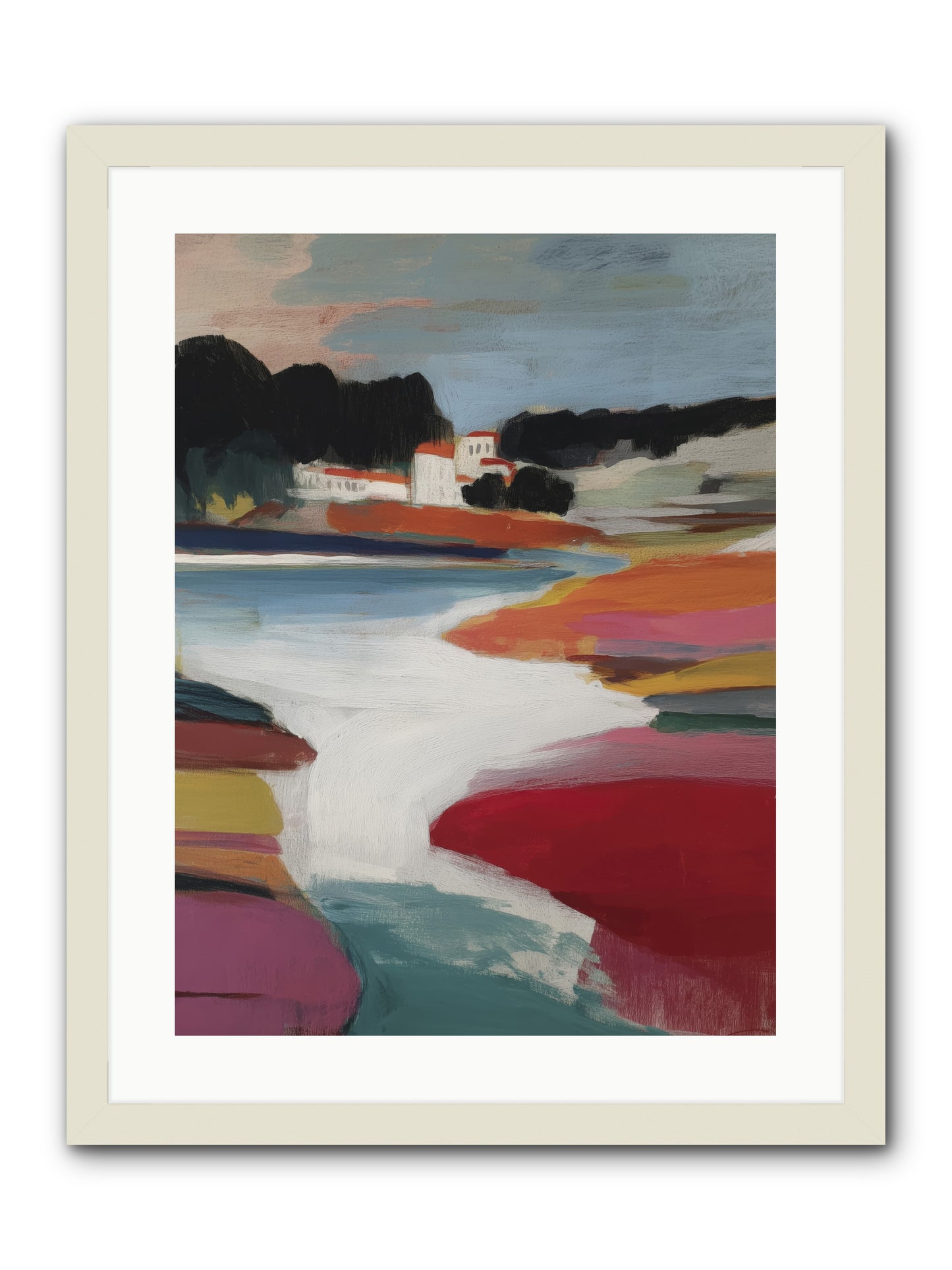 Dawnseeker  -- Framed Print - White 18x24