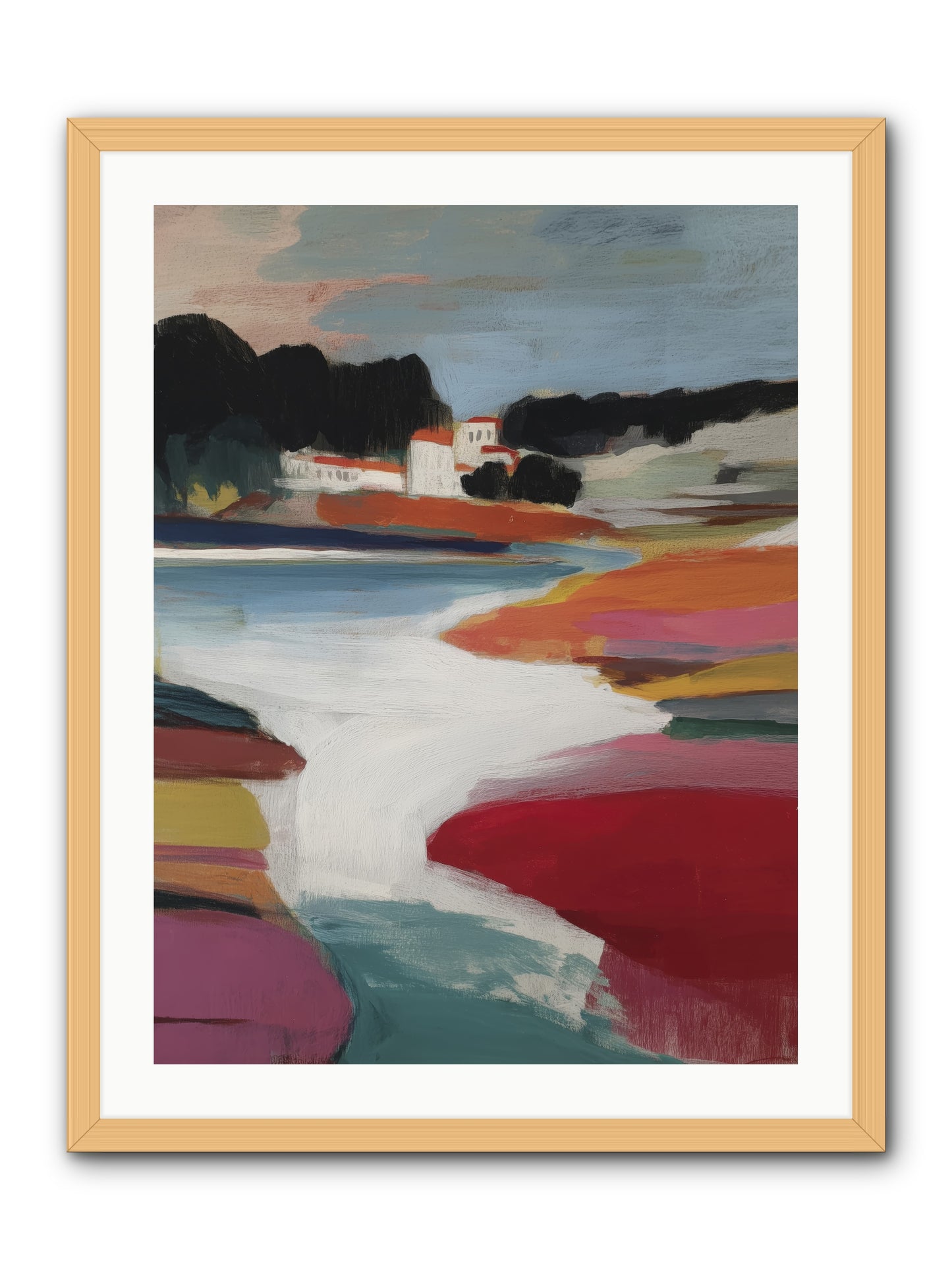 Dawnseeker  -- Framed Print - Natural 24x32