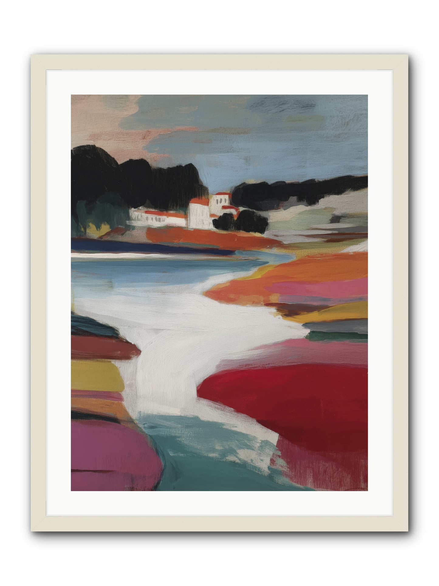 Dawnseeker  -- Framed Print - White 24x32