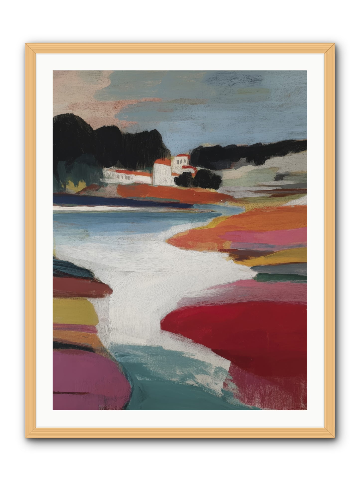 Dawnseeker  -- Framed Print - Natural 30x40