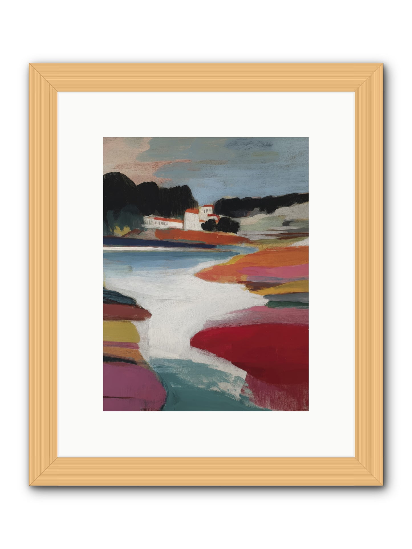 Dawnseeker  -- Framed Print - Natural 9x12