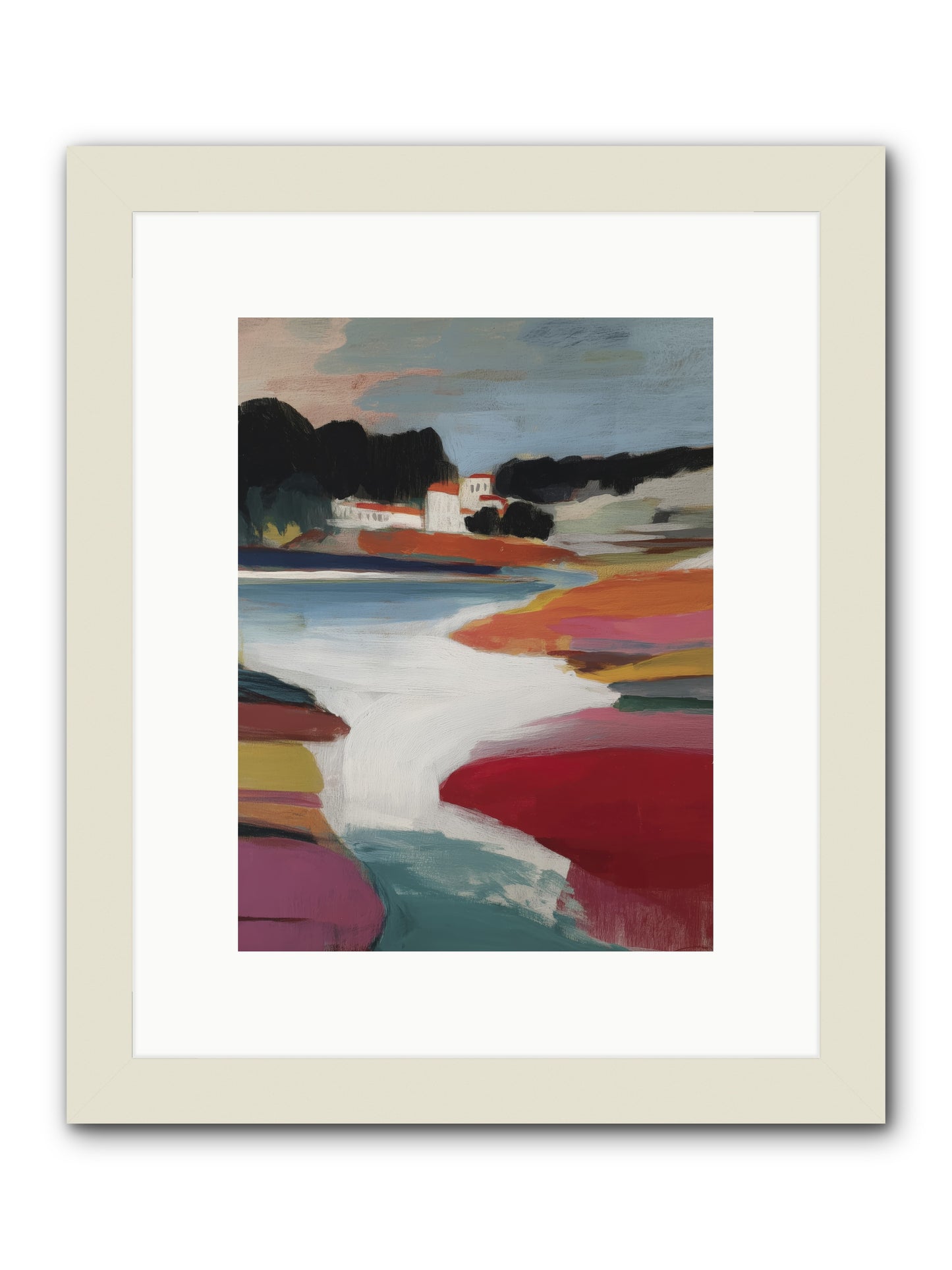 Dawnseeker  -- Framed Print - White 9x12