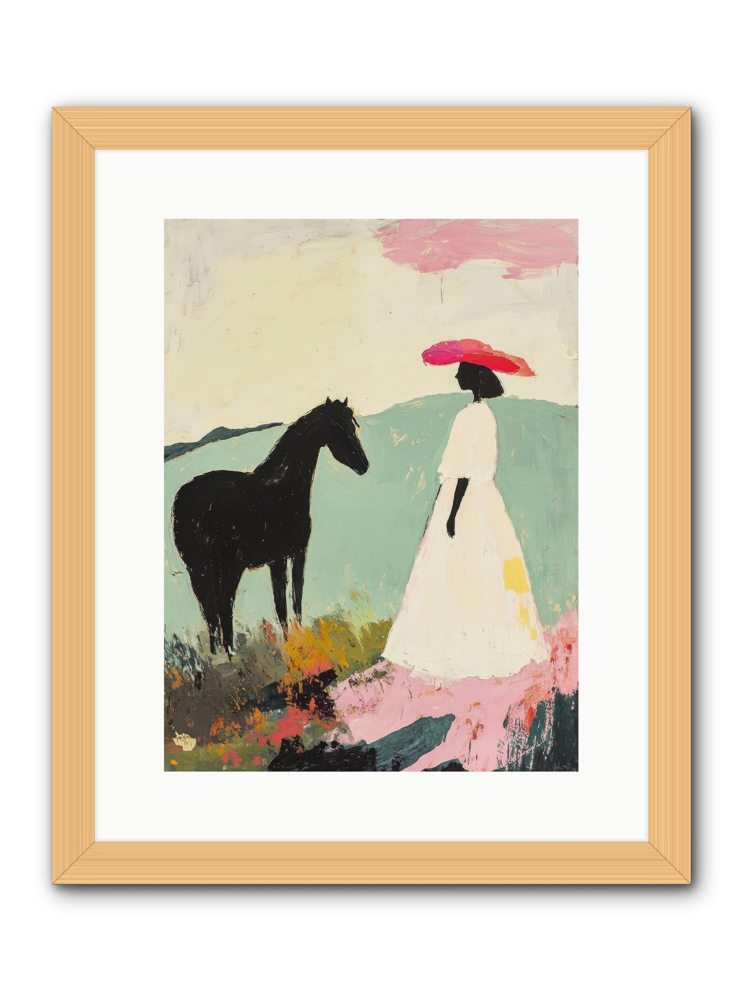 Daybreak -- Framed Print - Natural 12x16