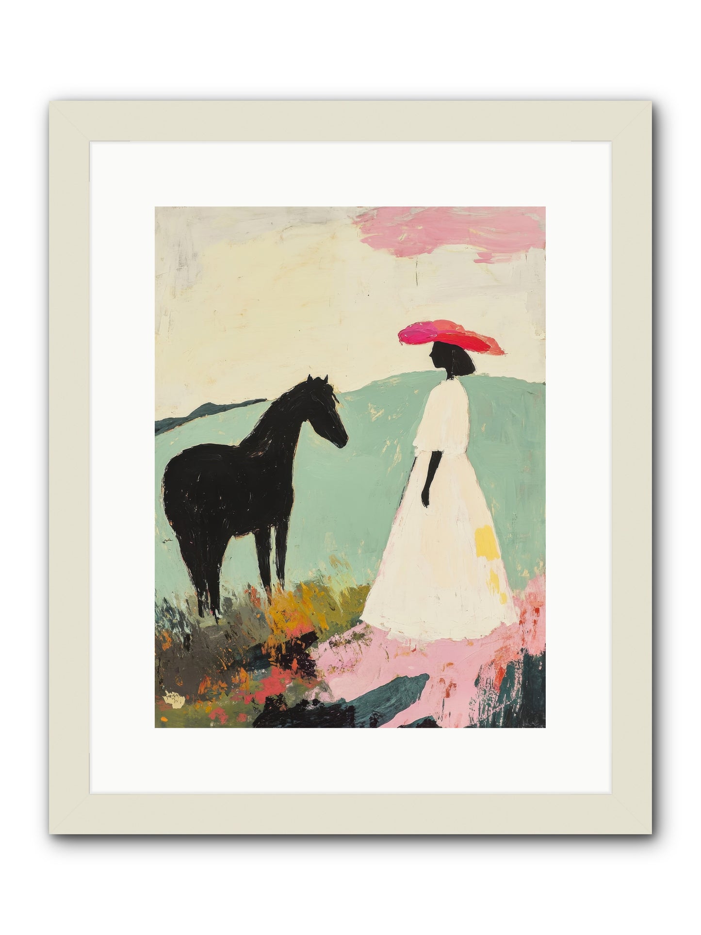 Daybreak -- Framed Print - White 12x16