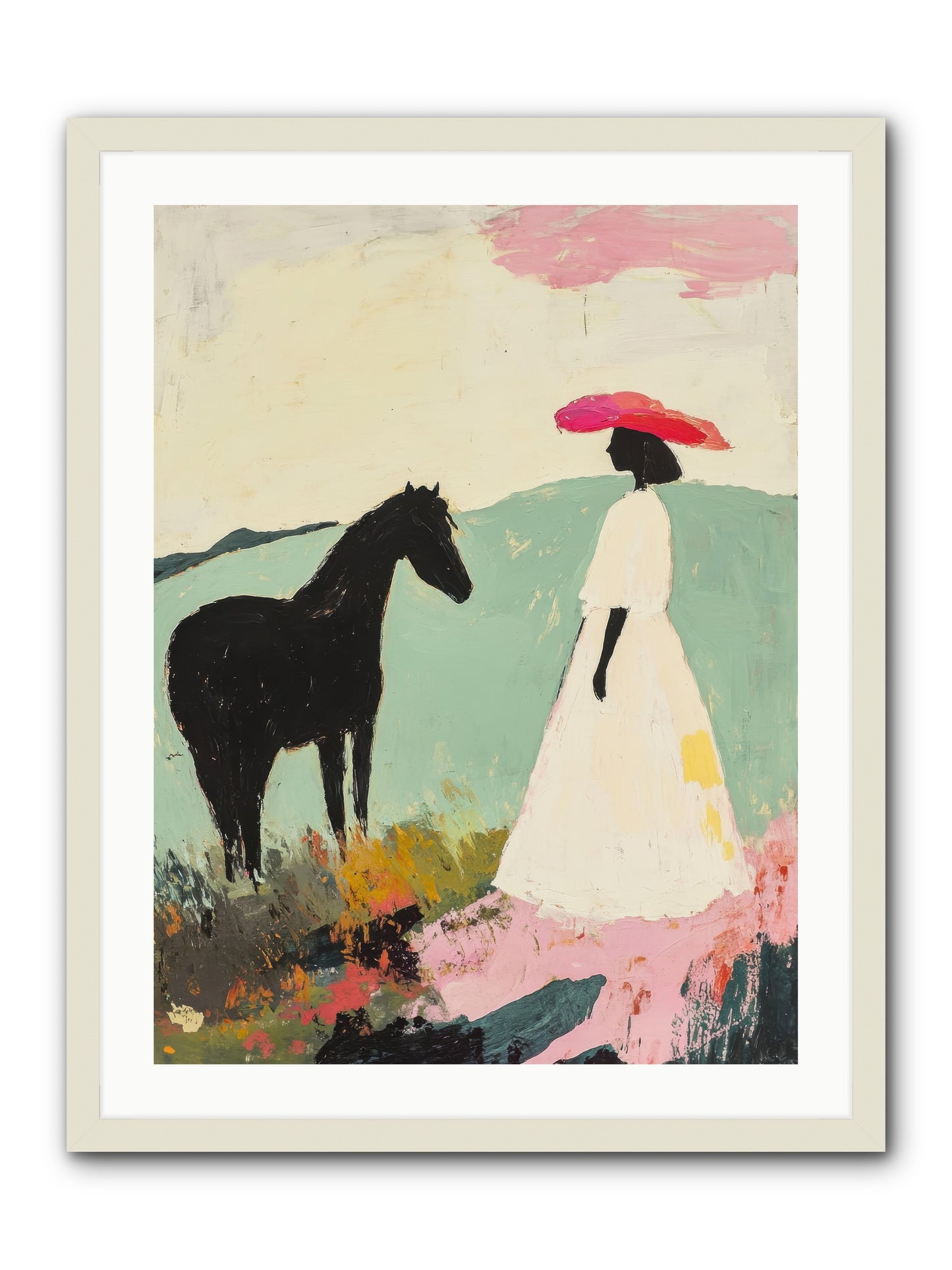 Daybreak -- Framed Print - White 24x32