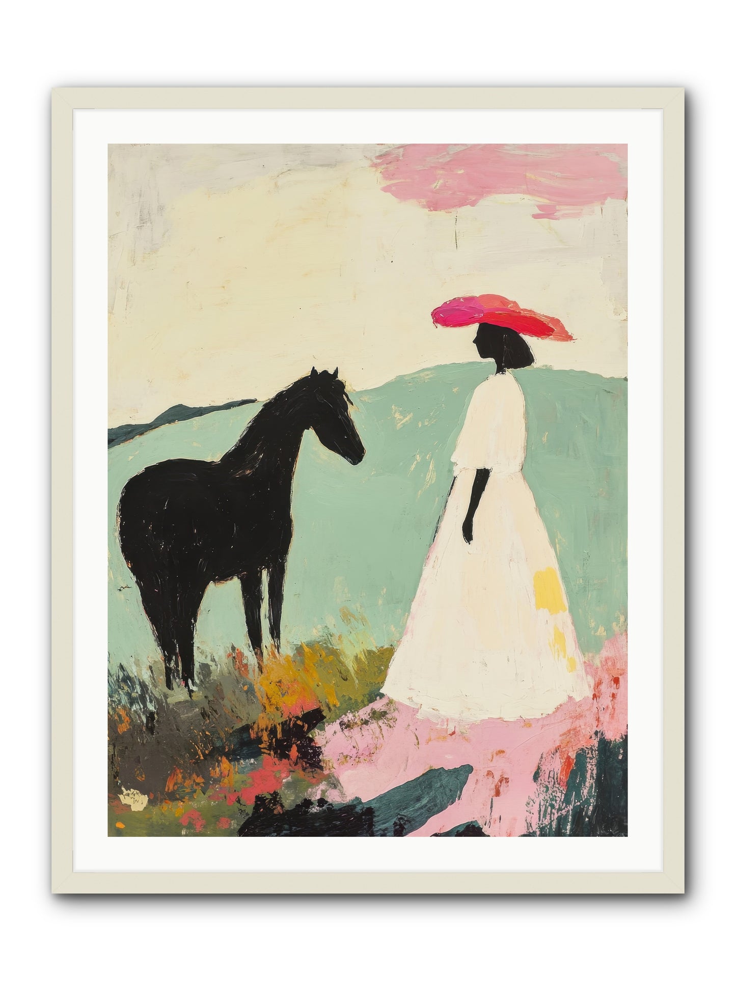 Daybreak -- Framed Print - White 30x40
