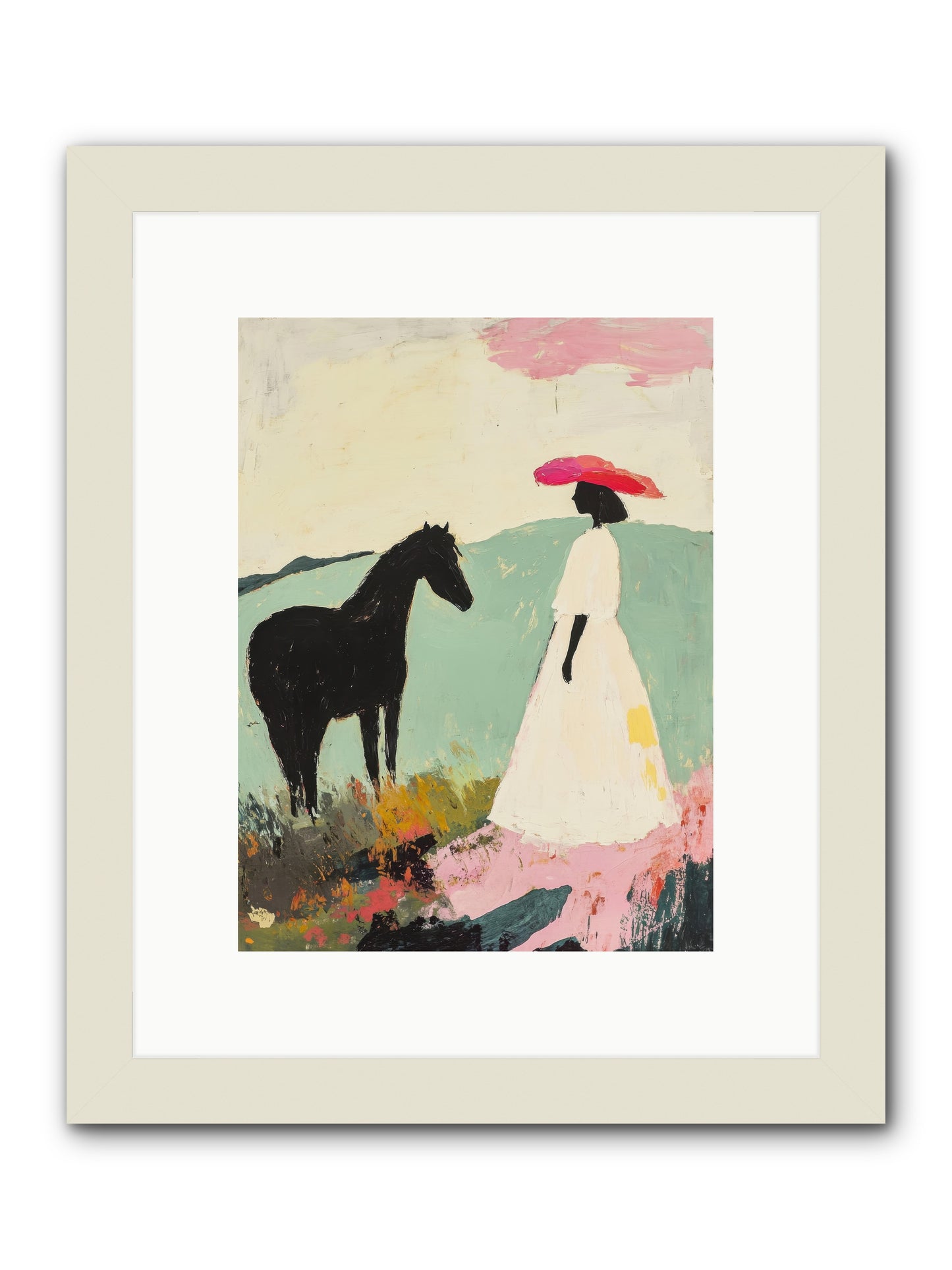 Daybreak -- Framed Print - White 9x12