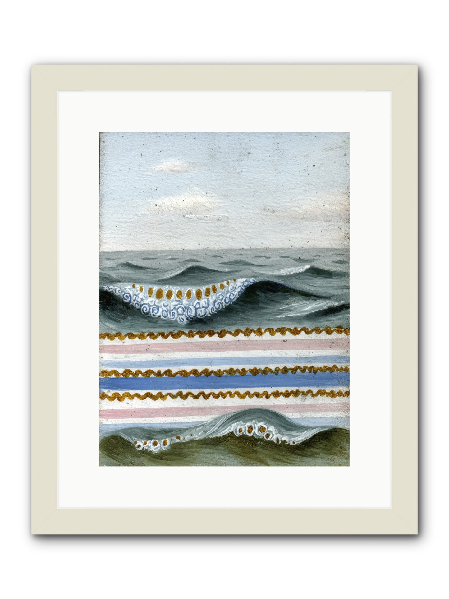 Daybreak Dance -- Framed Print - White 12x16